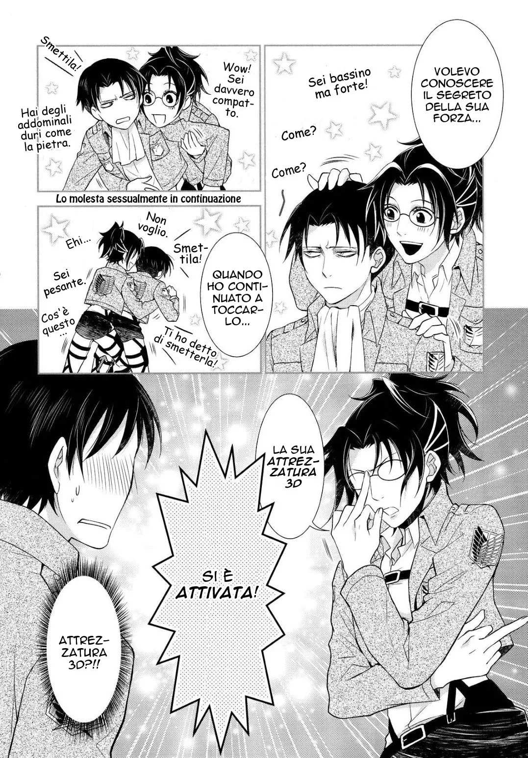 (SPARK8) [RIX (Mamiya)] Aitsu no Rittai Kidou | La Sua Attrezzatura 3D (Shingeki no Kyojin) [Italian] imagen número 30