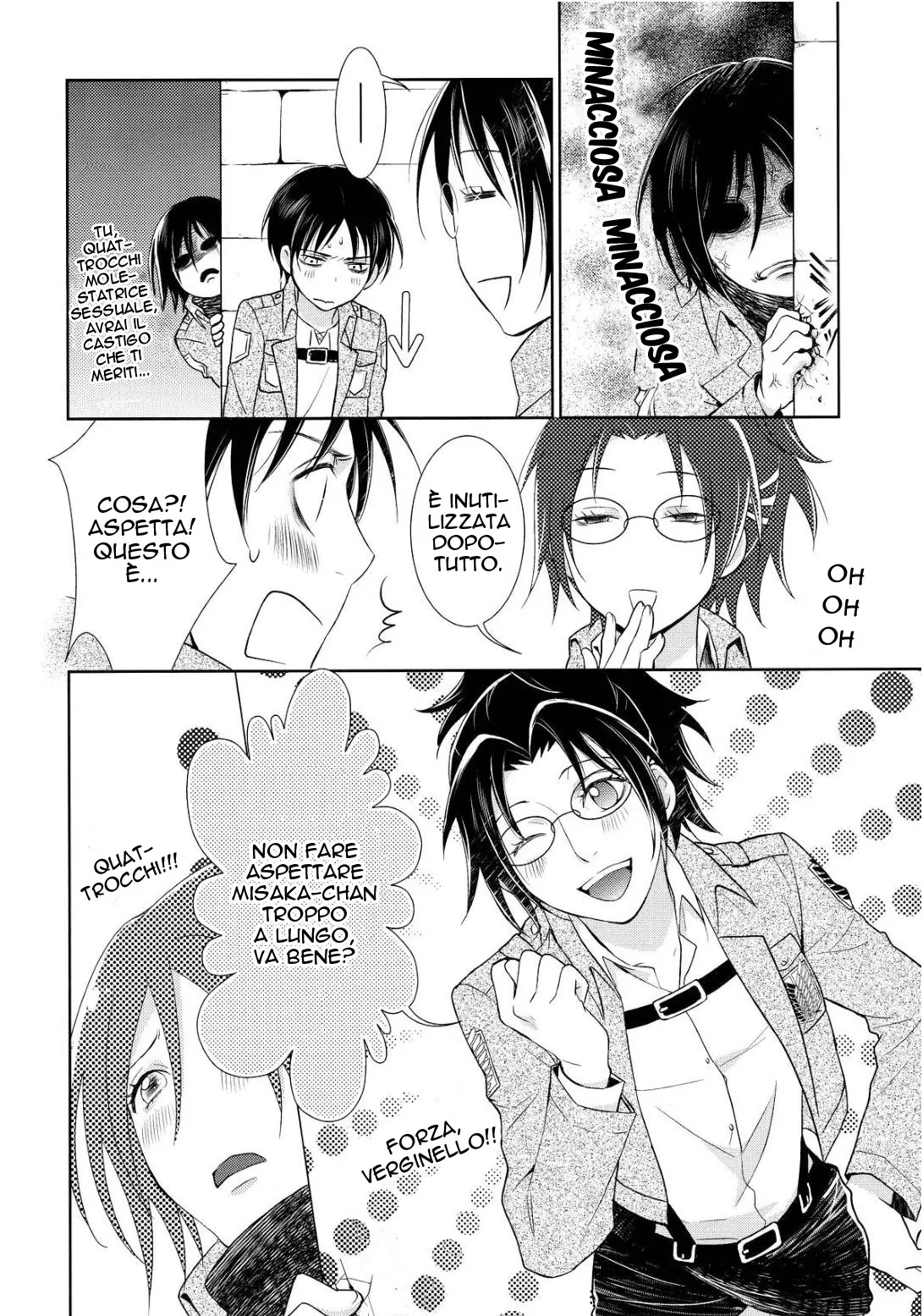 (SPARK8) [RIX (Mamiya)] Aitsu no Rittai Kidou | La Sua Attrezzatura 3D (Shingeki no Kyojin) [Italian] imagen número 32