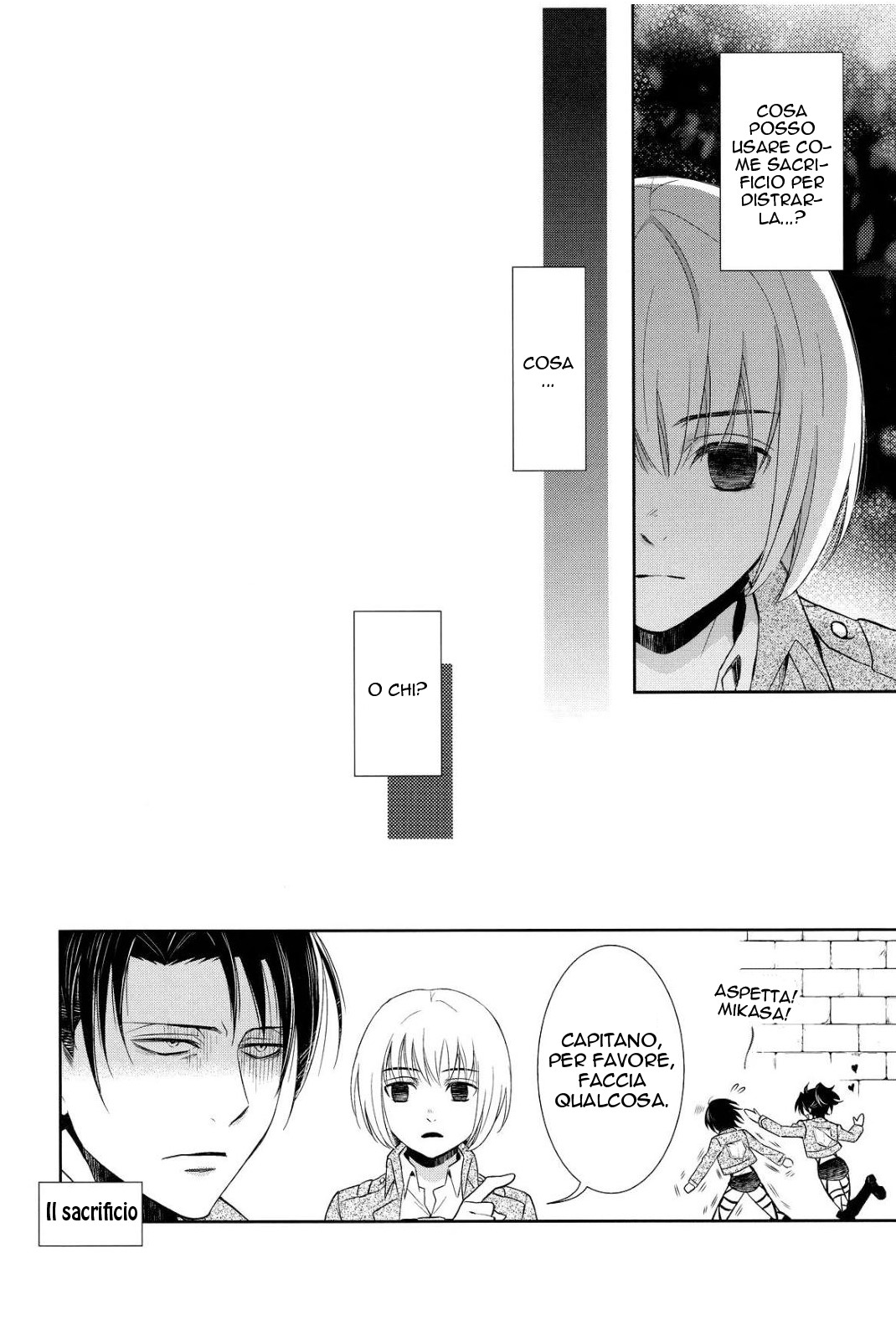 (SPARK8) [RIX (Mamiya)] Aitsu no Rittai Kidou | La Sua Attrezzatura 3D (Shingeki no Kyojin) [Italian] imagen número 34