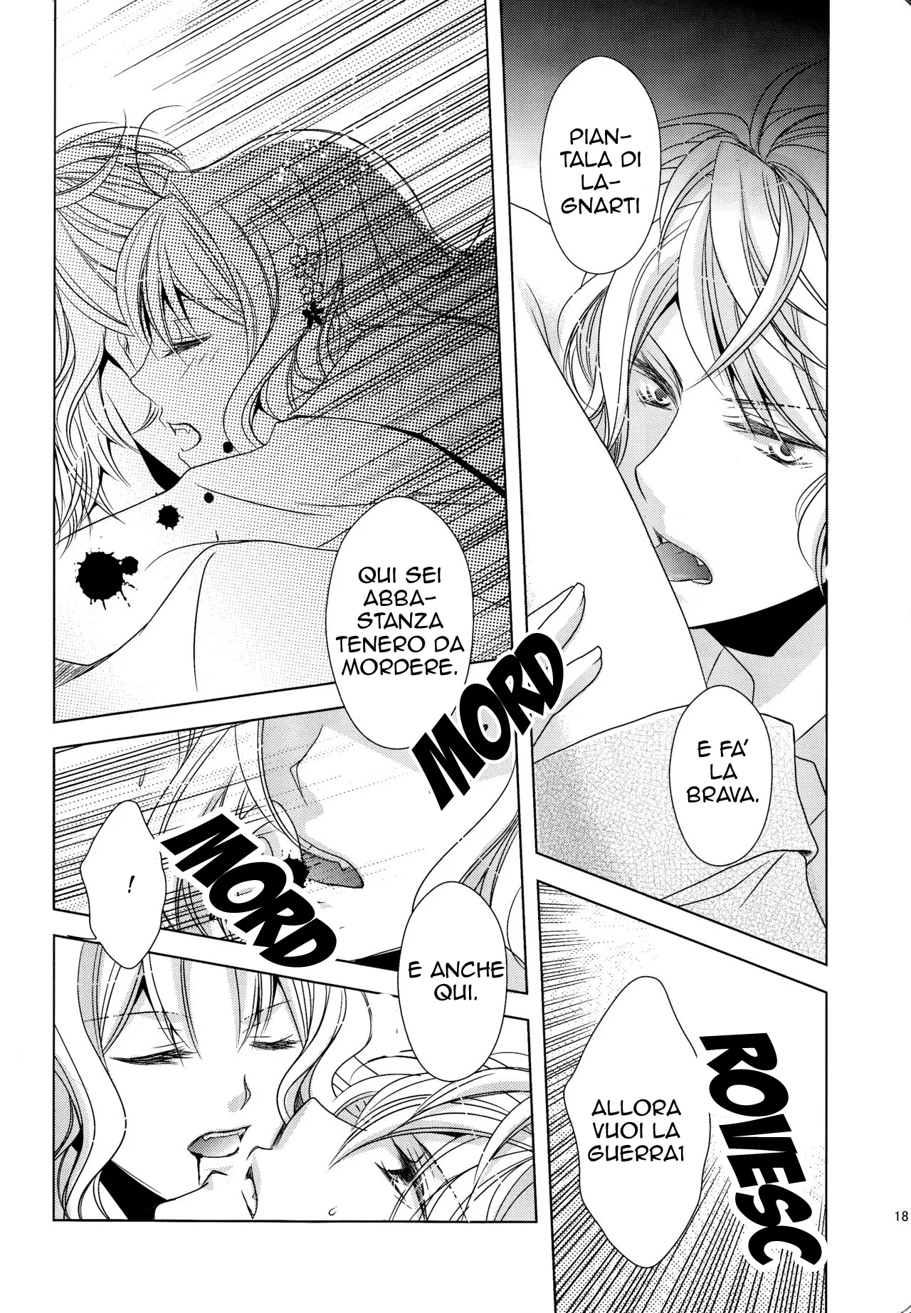 (C86) [GH (Kiri)] How to Blood | Morso (DIABOLIK LOVERS) [Italian] image number 18
