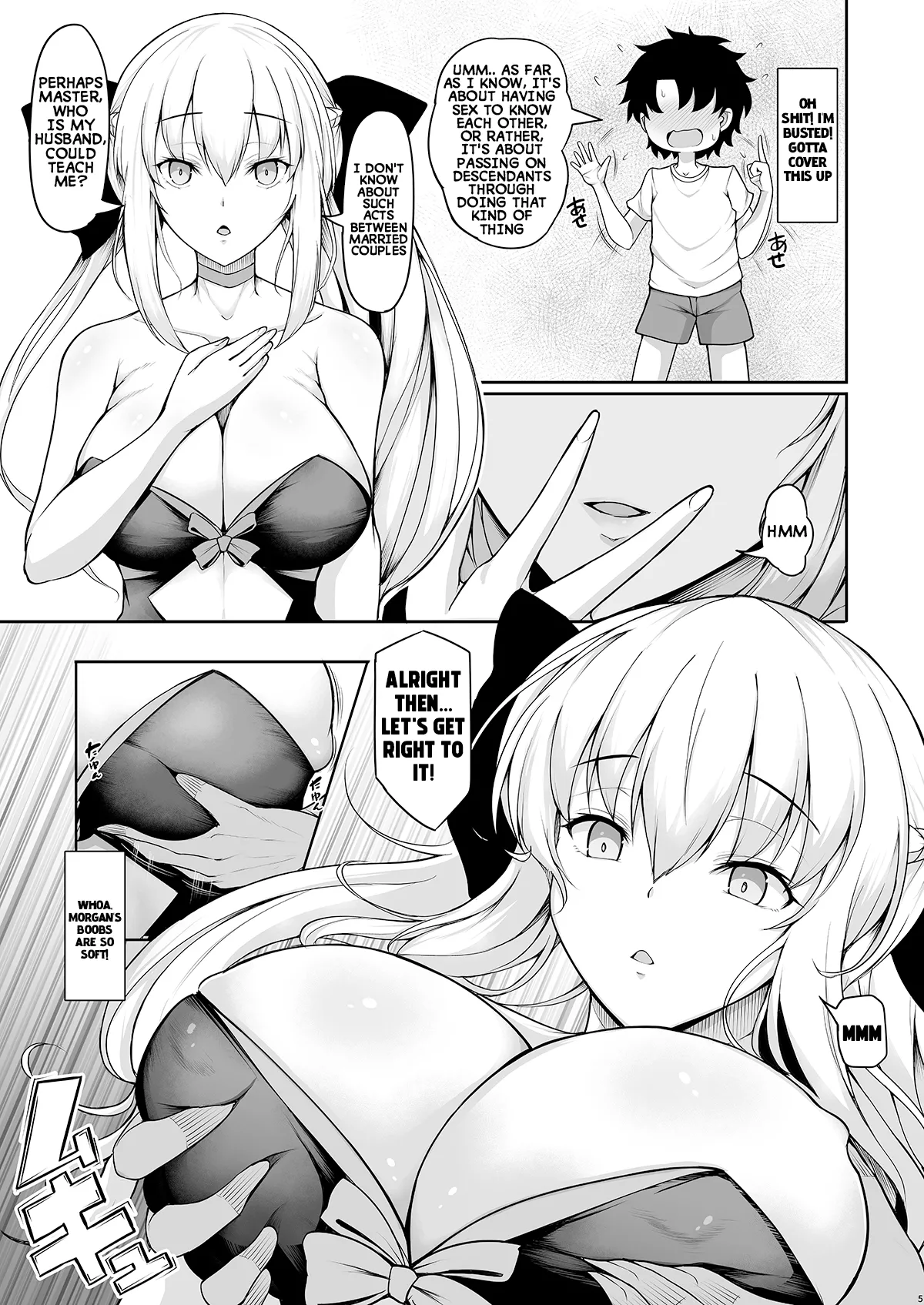 [Rocket Chousashitsu (Koza)] Joou Heika wa Boku no Oku-san | The Queen is my Wife (Fate/Grand Order) [English] [Digital] numero di immagine  4