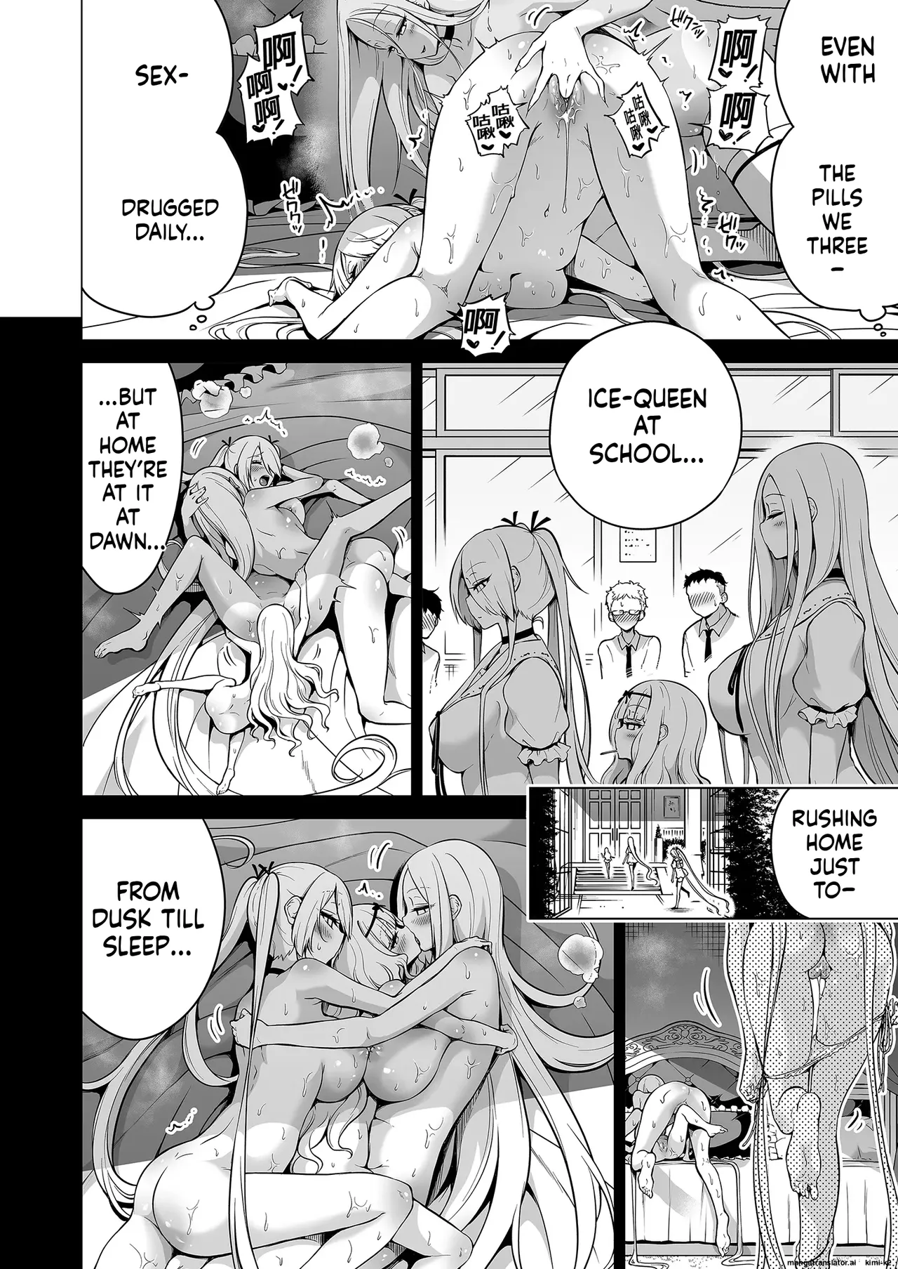 Hands-On Draining with Three Succubus Sisters 2 imagen número 29