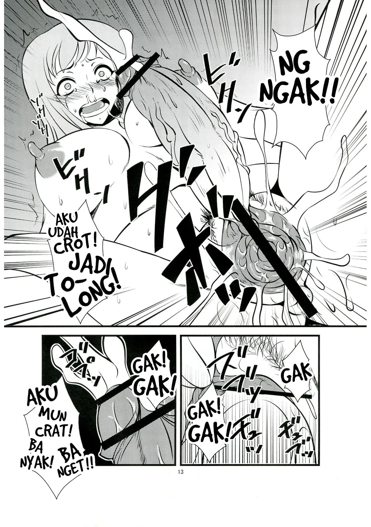 (C83) [Hanjuku Yude Tamago (Canadazin)] Futanari Tsuma Nanako - Nanako si Istri Futanari [Indoneisa] Bildnummer 12