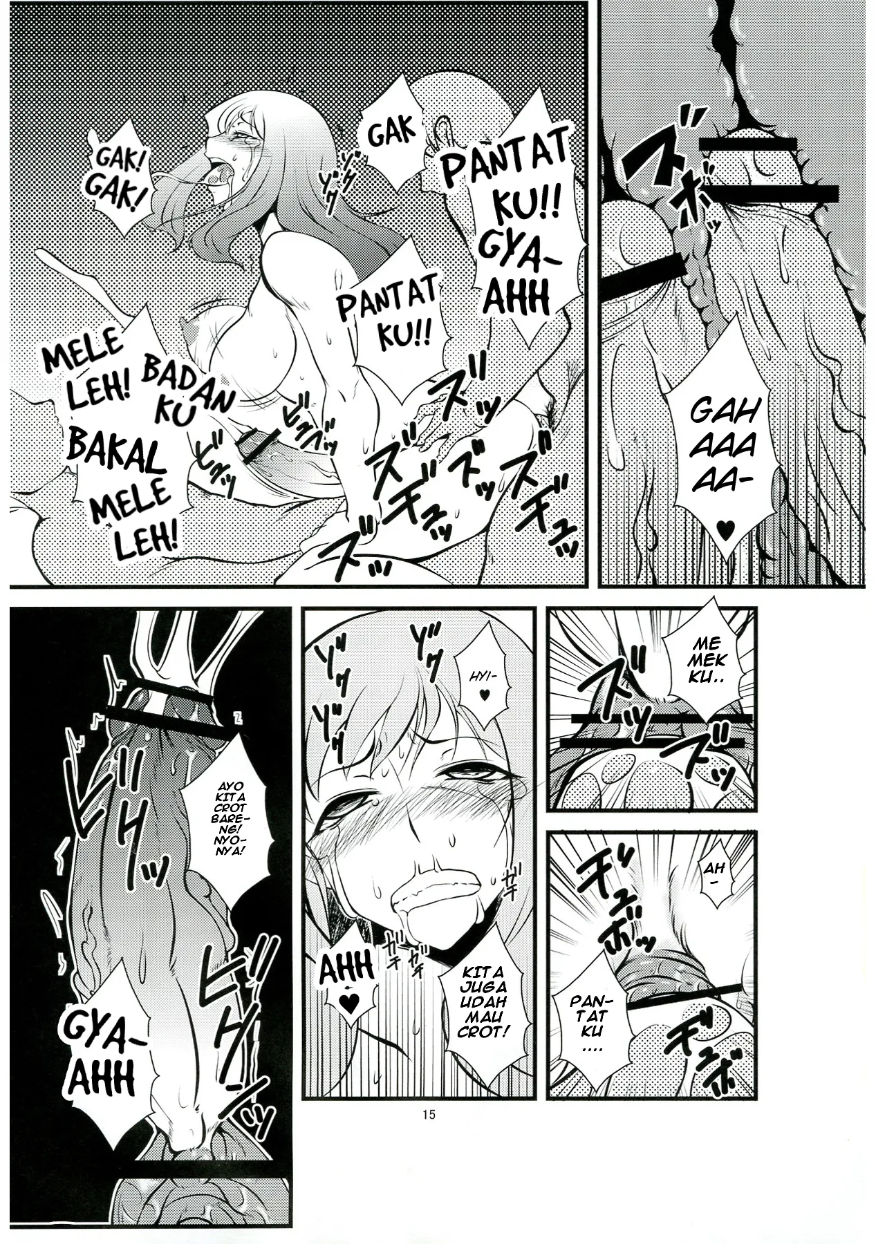 (C83) [Hanjuku Yude Tamago (Canadazin)] Futanari Tsuma Nanako - Nanako si Istri Futanari [Indoneisa] Bildnummer 14