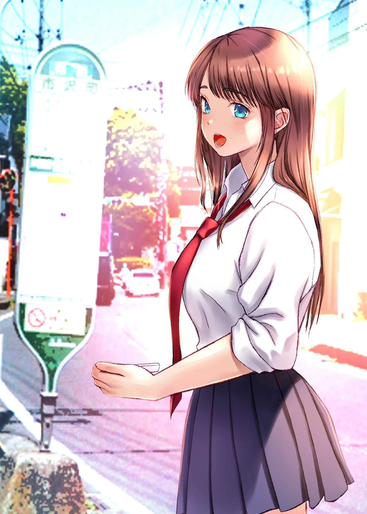 [Sonna no ato no Matsuri janai desuka (Morino.)] Kotori-chan no Sainan  Bus-machi J-kei wo HiAce no Kei ni Shosuru Hanashi. [Textless+Sample] 图片编号 1