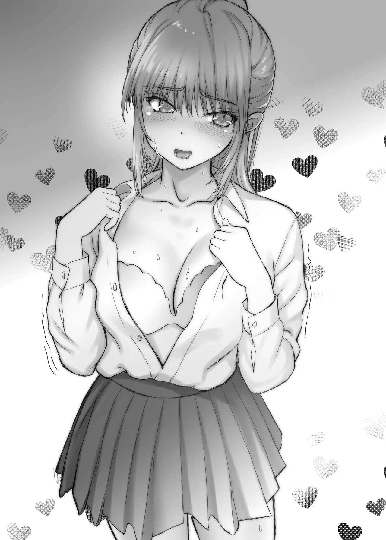 [Sonna no ato no Matsuri janai desuka (Morino.)] Senpai-chan to Boku Yumeochi demo Yoikara Boku wa Senpai wo Dakitai. [Textless+Sample] 图片编号 15