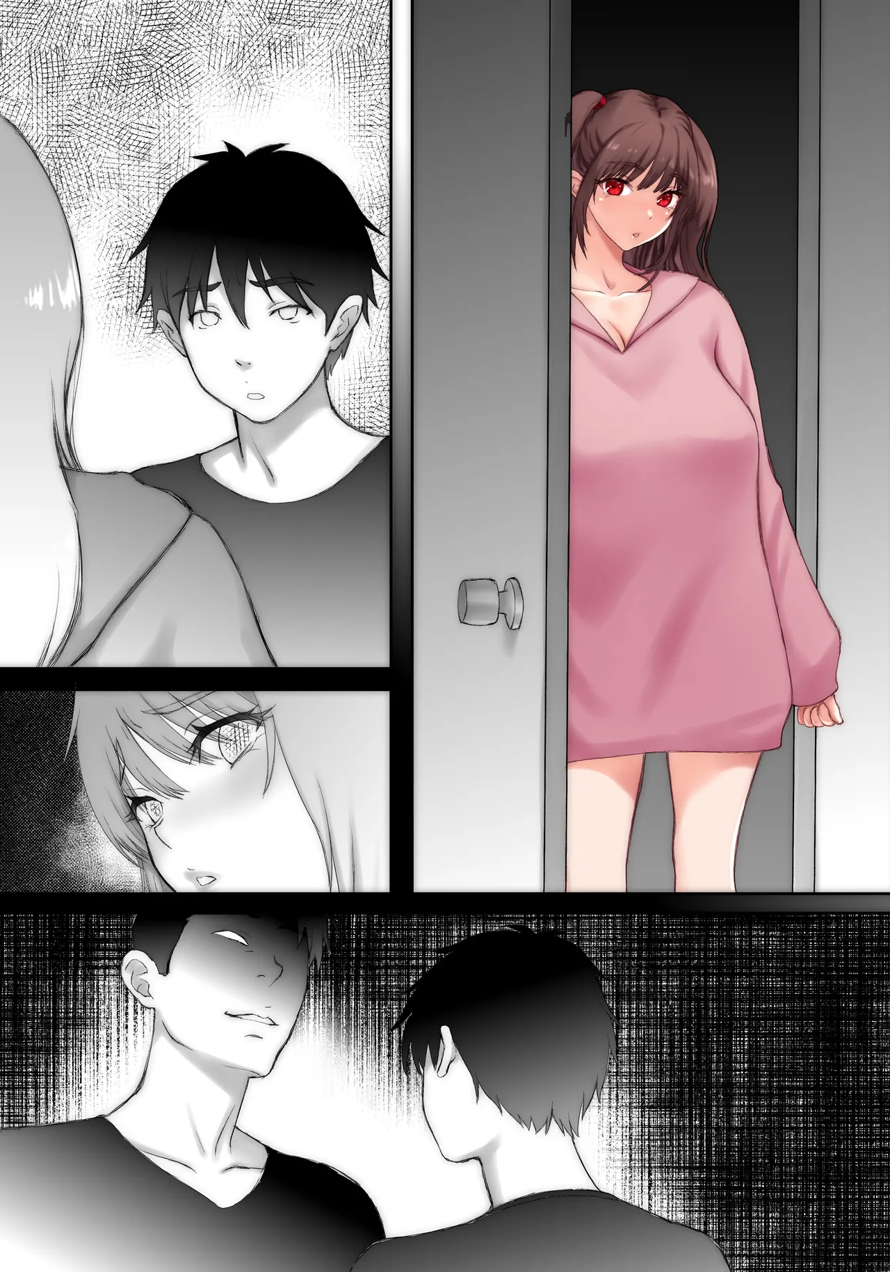 [Sonna no ato no Matsuri janai desuka (Morino.)] Watashi Sonna ja Nai no ni, Otto ni Gyaru wo Kyouyou saretemasu. [Textless+Sample] 5eme image