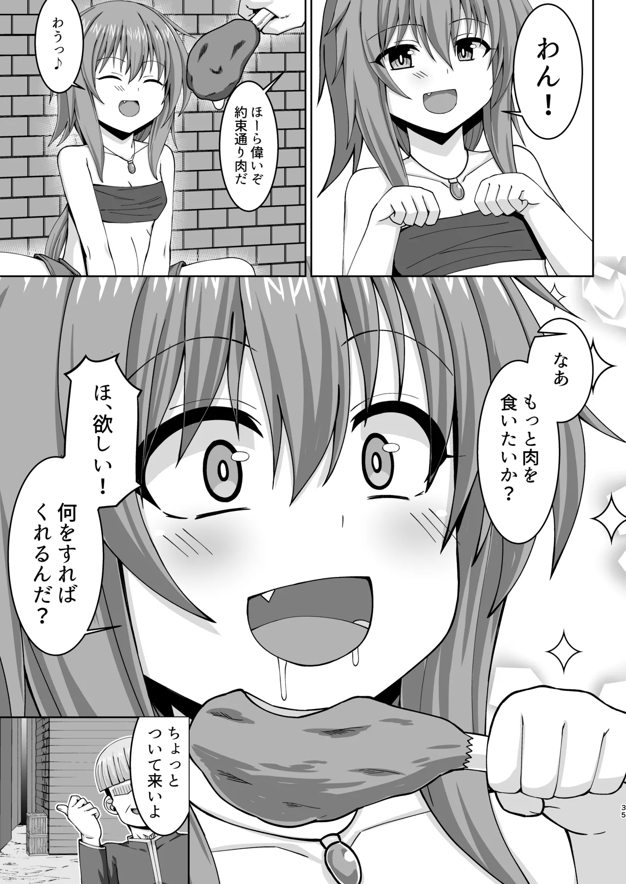 [Sirotaruto (Kamiba Kotaru)] Gensou Ninpu Rinkan Warui Thief Musume ga Oshioki sarete Botebara Baishun Musume ni Otosaseru Hon [Digital] изображение № 36