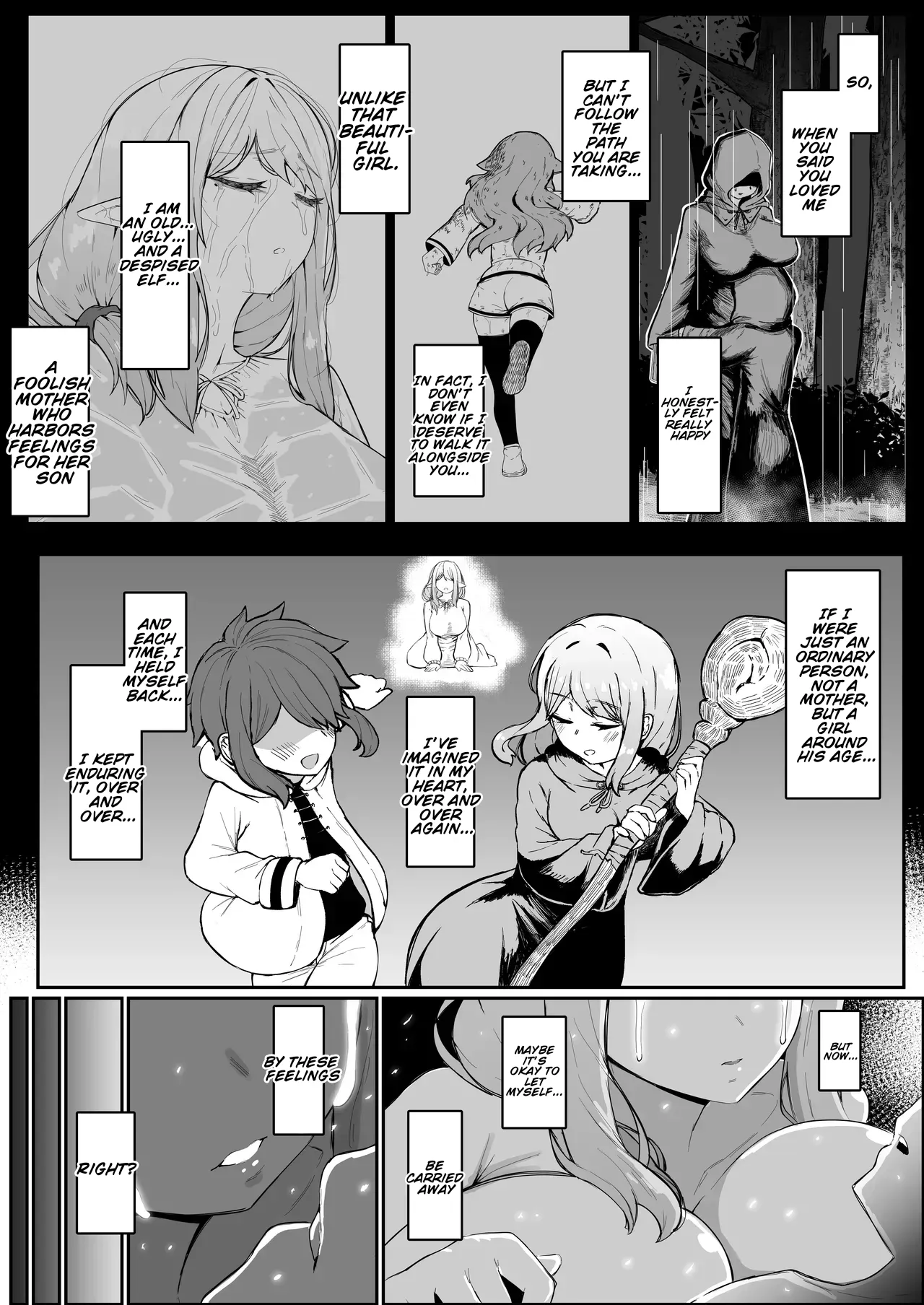 [Muru no Honbako] Impregnating my elf mother. [English] [Waterkujo] Bildnummer 45
