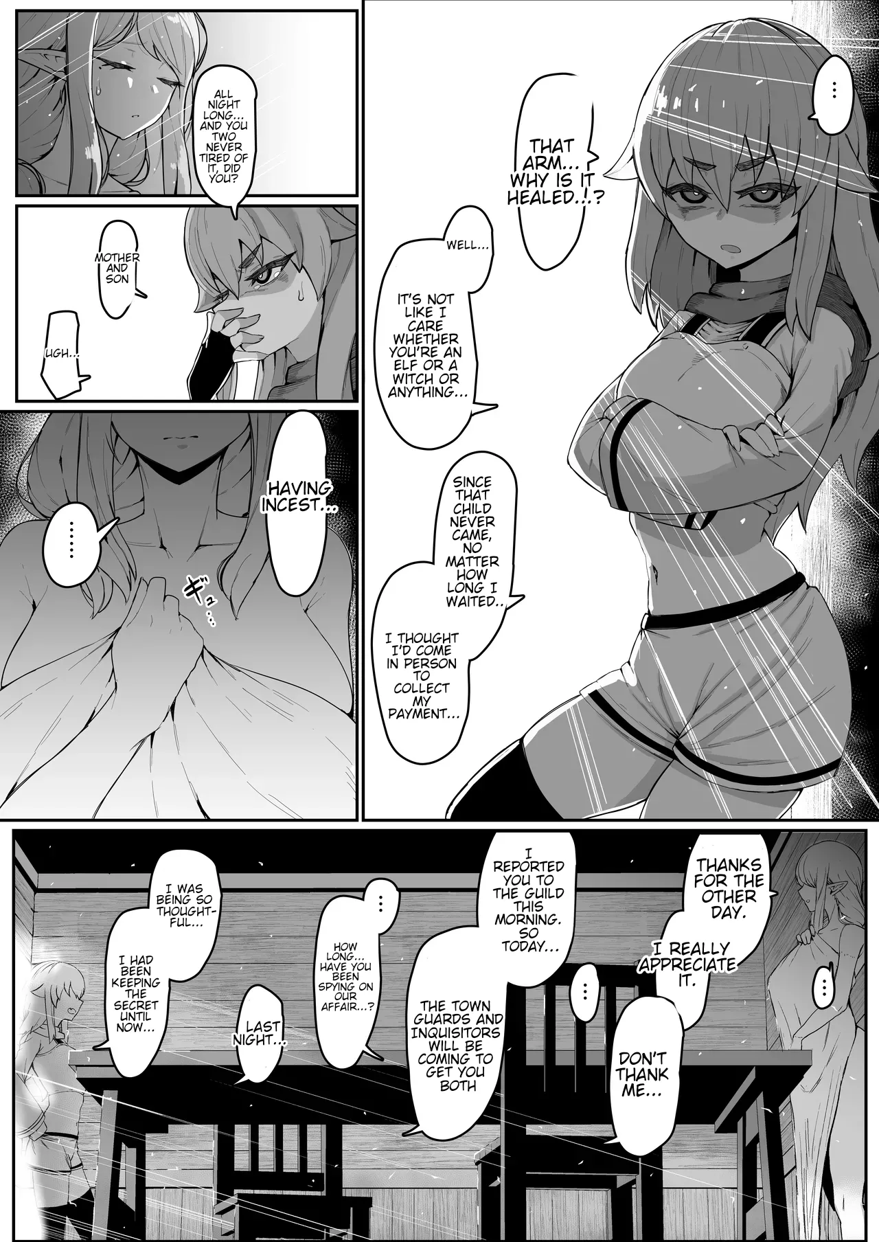[Muru no Honbako] Impregnating my elf mother. [English] [Waterkujo] Bildnummer 95