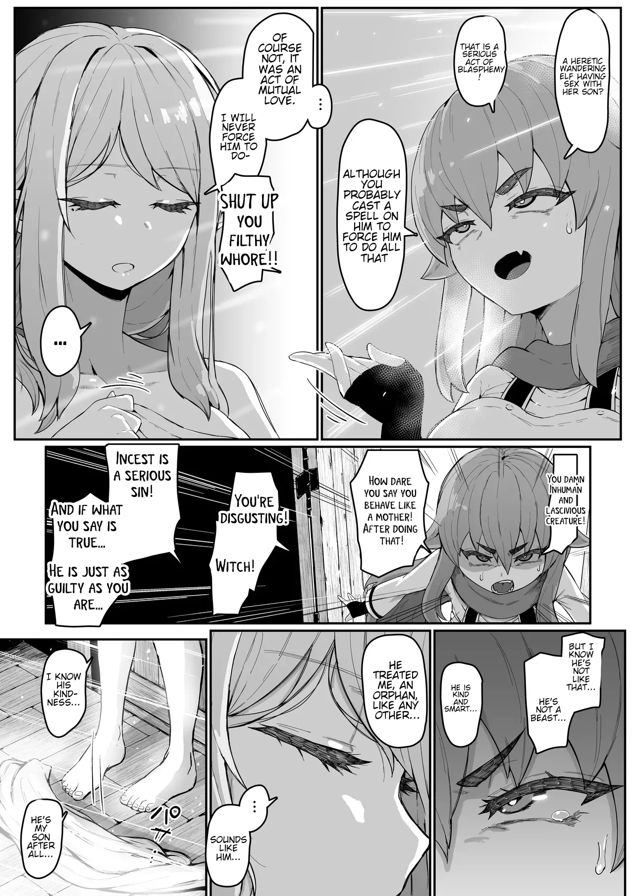 [Muru no Honbako] Impregnating my elf mother. [English] [Waterkujo] Bildnummer 97