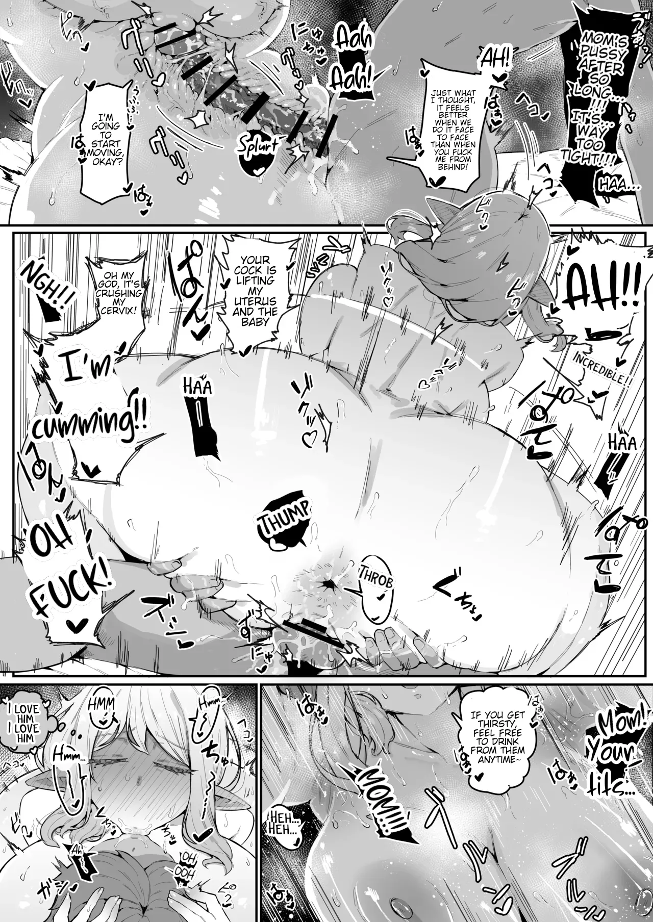 [Muru no Honbako] Impregnating my elf mother. [English] [Waterkujo] Bildnummer 105