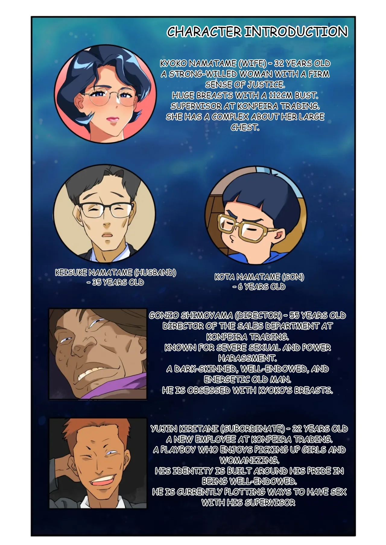 Tsuma No Bakunyuu Ni Muragaru Otokotachi ~Zoku Bakunyuu Tsuma Namatame Kyouko~ | Men flocking to my wife's huge breasts ~Continuation of the busty wife Kyoko Namatame~ [ENGLISH] 图片编号 4