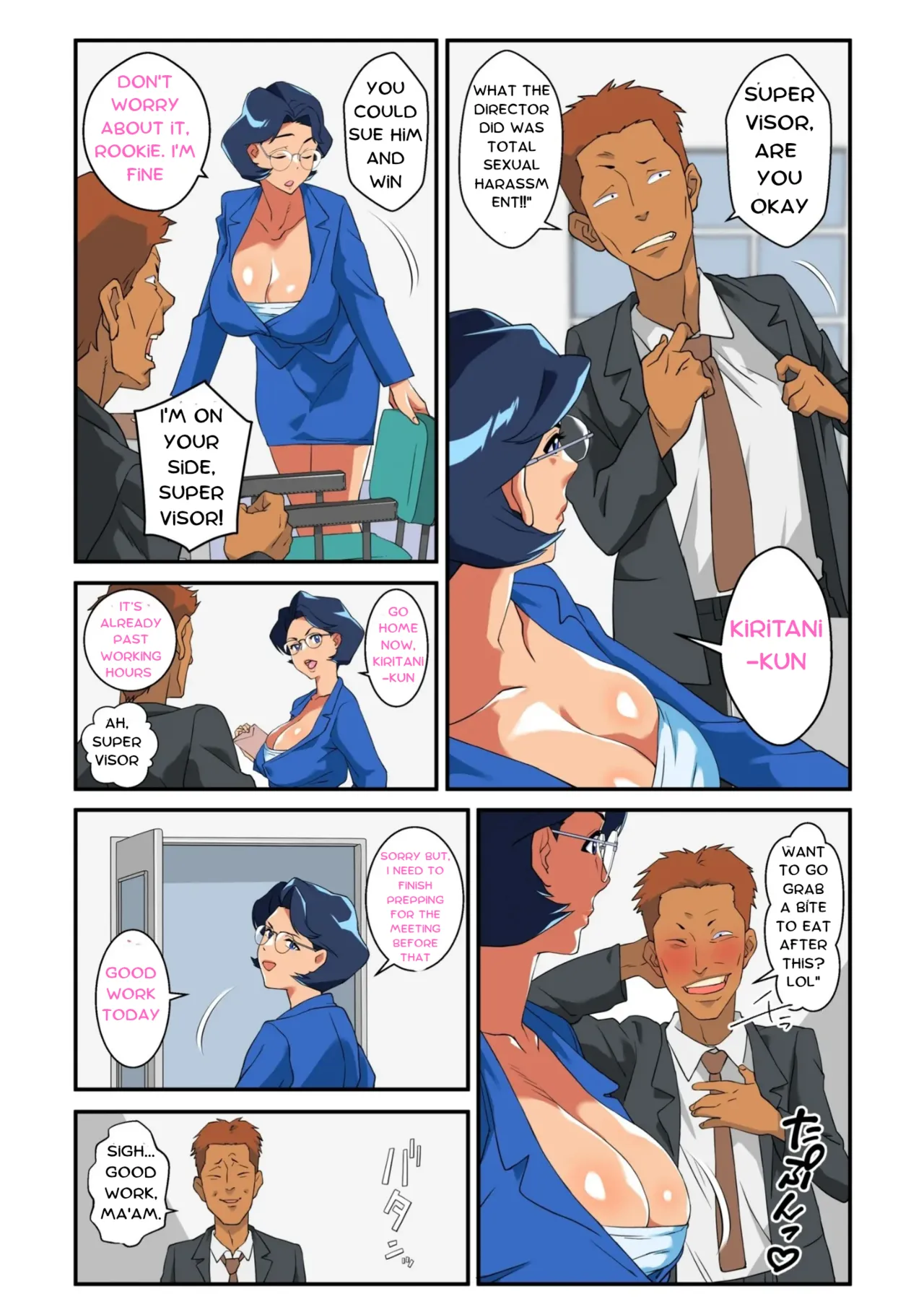 Tsuma No Bakunyuu Ni Muragaru Otokotachi ~Zoku Bakunyuu Tsuma Namatame Kyouko~ | Men flocking to my wife's huge breasts ~Continuation of the busty wife Kyoko Namatame~ [ENGLISH] 图片编号 6