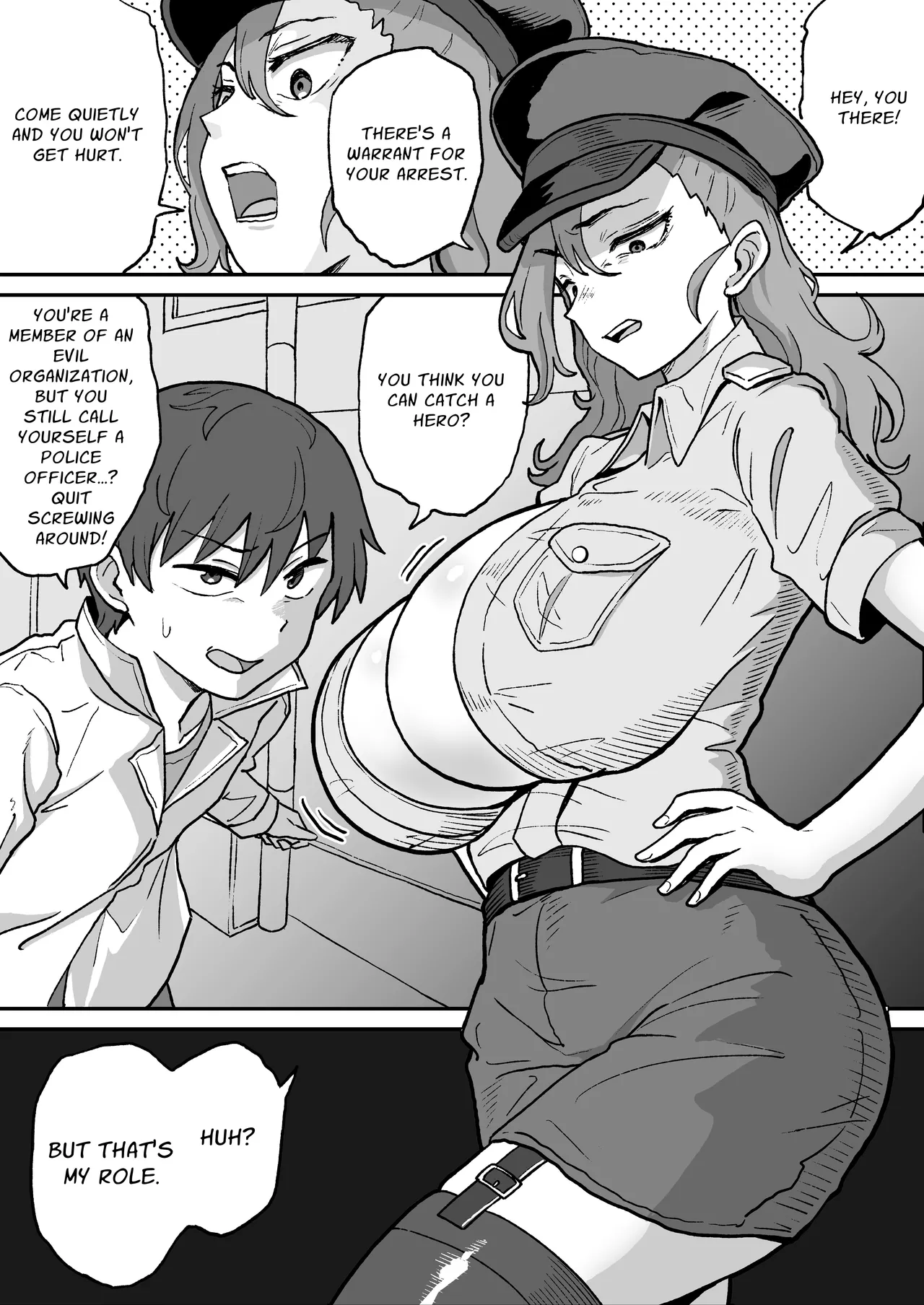 Evil Organization Executive: Black Police [NENIGE] 3eme image