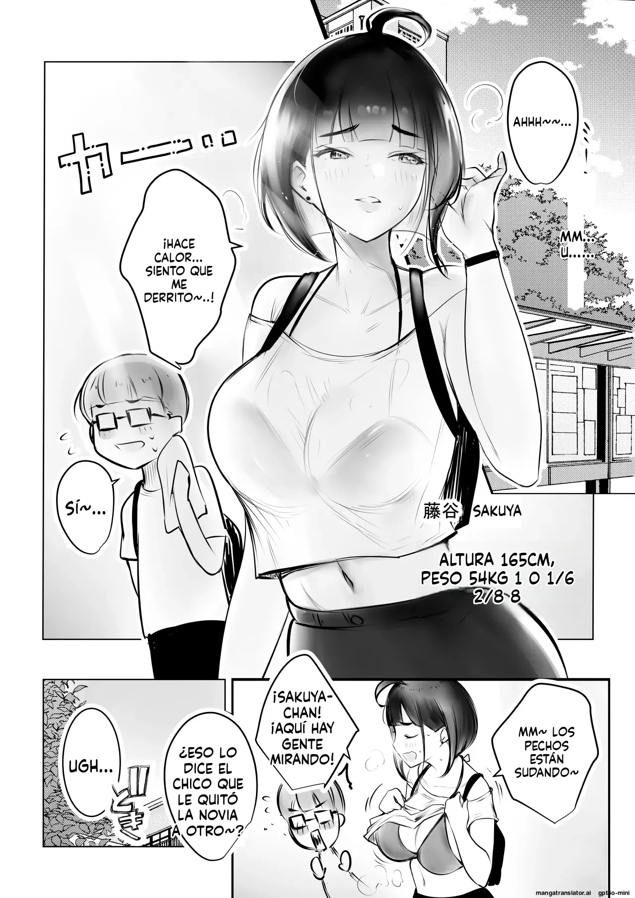 [Akireru Shoujo (Akire)][ESPAÑOL] Hosoi-kun no Kanojo, Netorase OK datte yo 2 изображение № 3