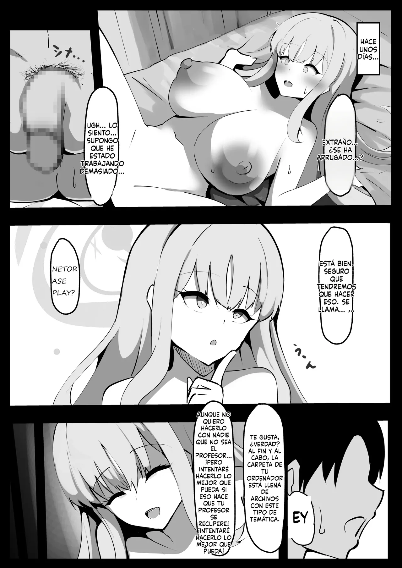 [Coconut Milk (Ciel)] Misono Mika ni Netorase Play Onegai Shitemita (Blue Archive) [Spanish] [Digital] Bildnummer 5