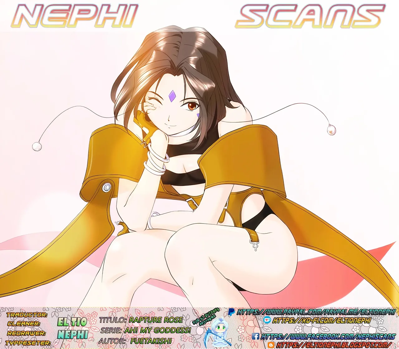 (C76) [Shoot The Moon (Fuetakishi)] Rapture Rose | Rosa Arrebatada (Ah! My Goddess) [Spanish] =EES= & [El Tio Nephi] [Descensored] 26eme image