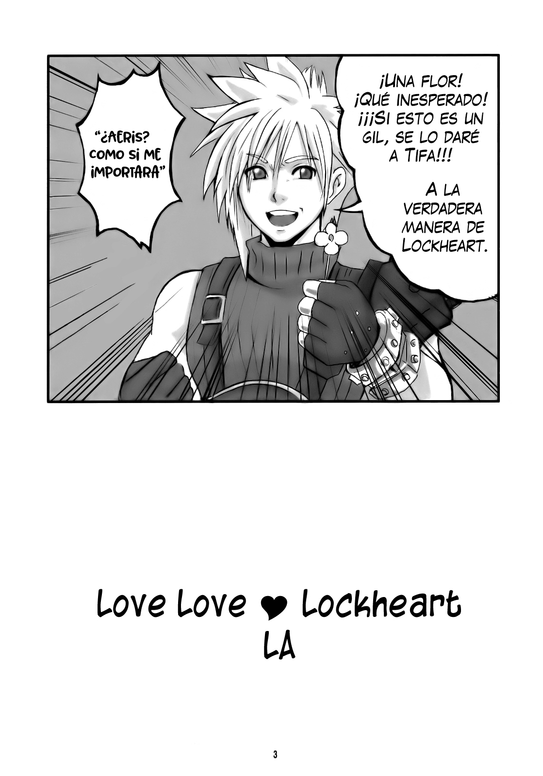 [LoveRevo (Waguchi Shouka)] Amor Amor Lockhart LA (Final Fantasy VII Advent Children) (ReisZzz) [Spanish] [Hentai-Enishi] 图片编号 3