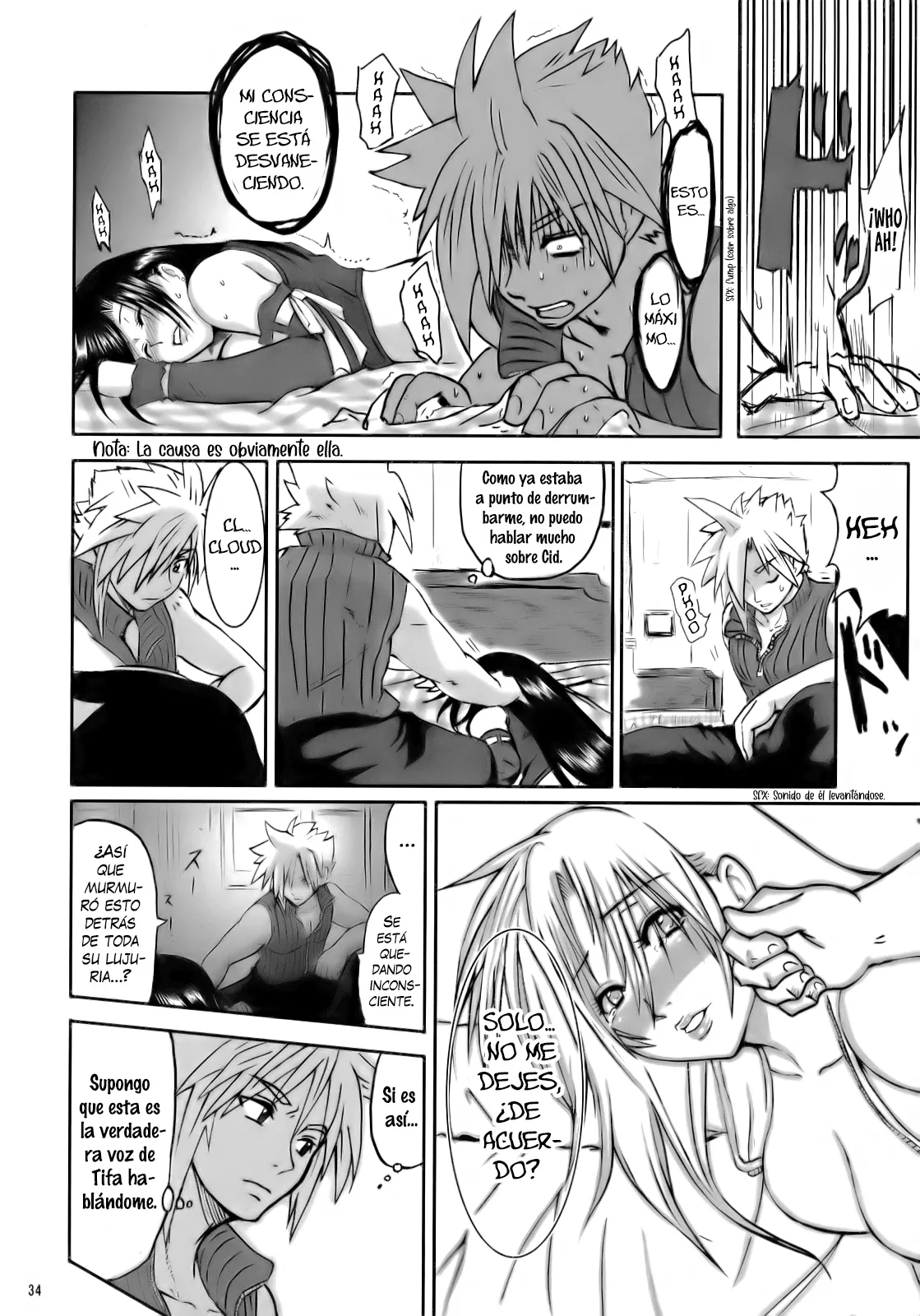 [LoveRevo (Waguchi Shouka)] Amor Amor Lockhart LA (Final Fantasy VII Advent Children) (ReisZzz) [Spanish] [Hentai-Enishi] 图片编号 34