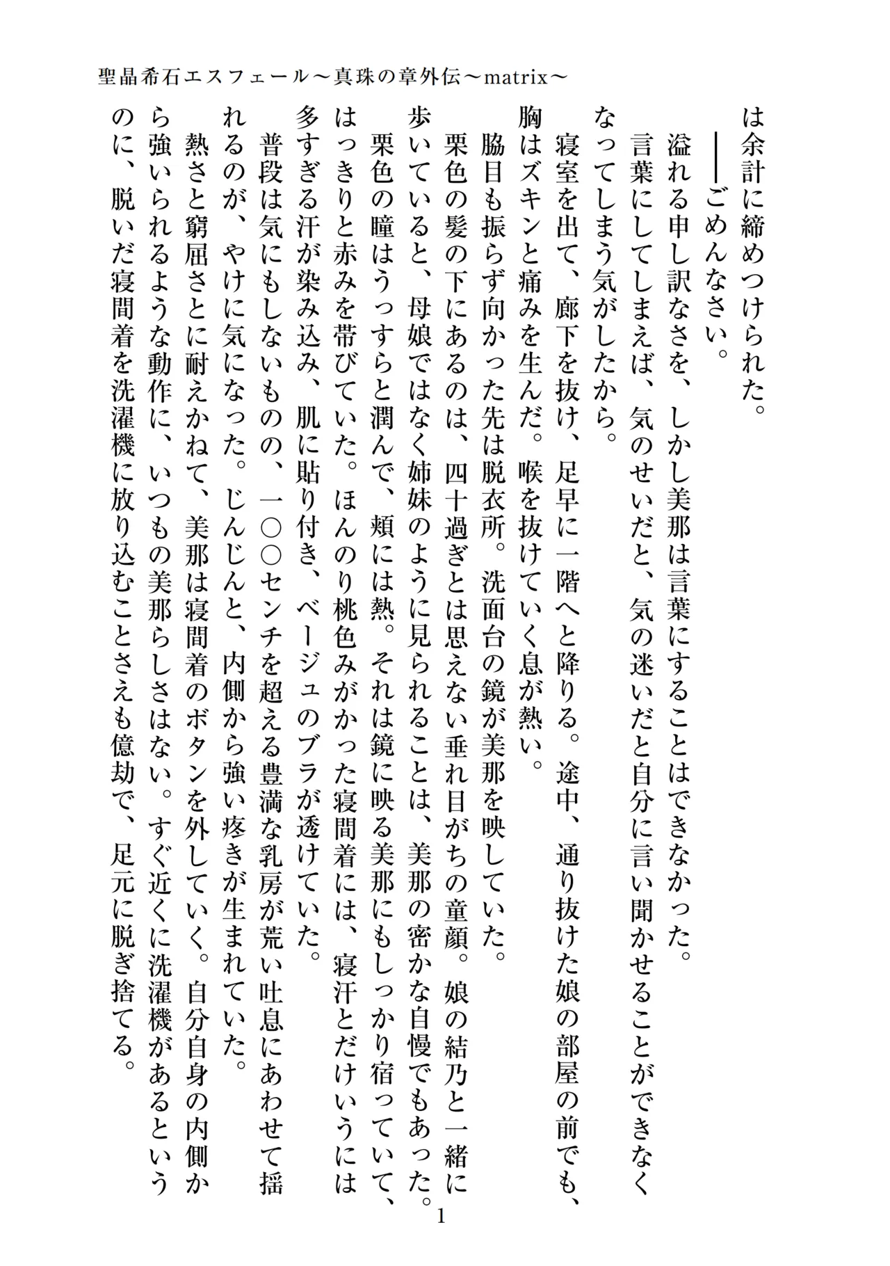 【ADU】聖晶希石エスフェール～真珠の章外伝～matrix～ 画像番号 3