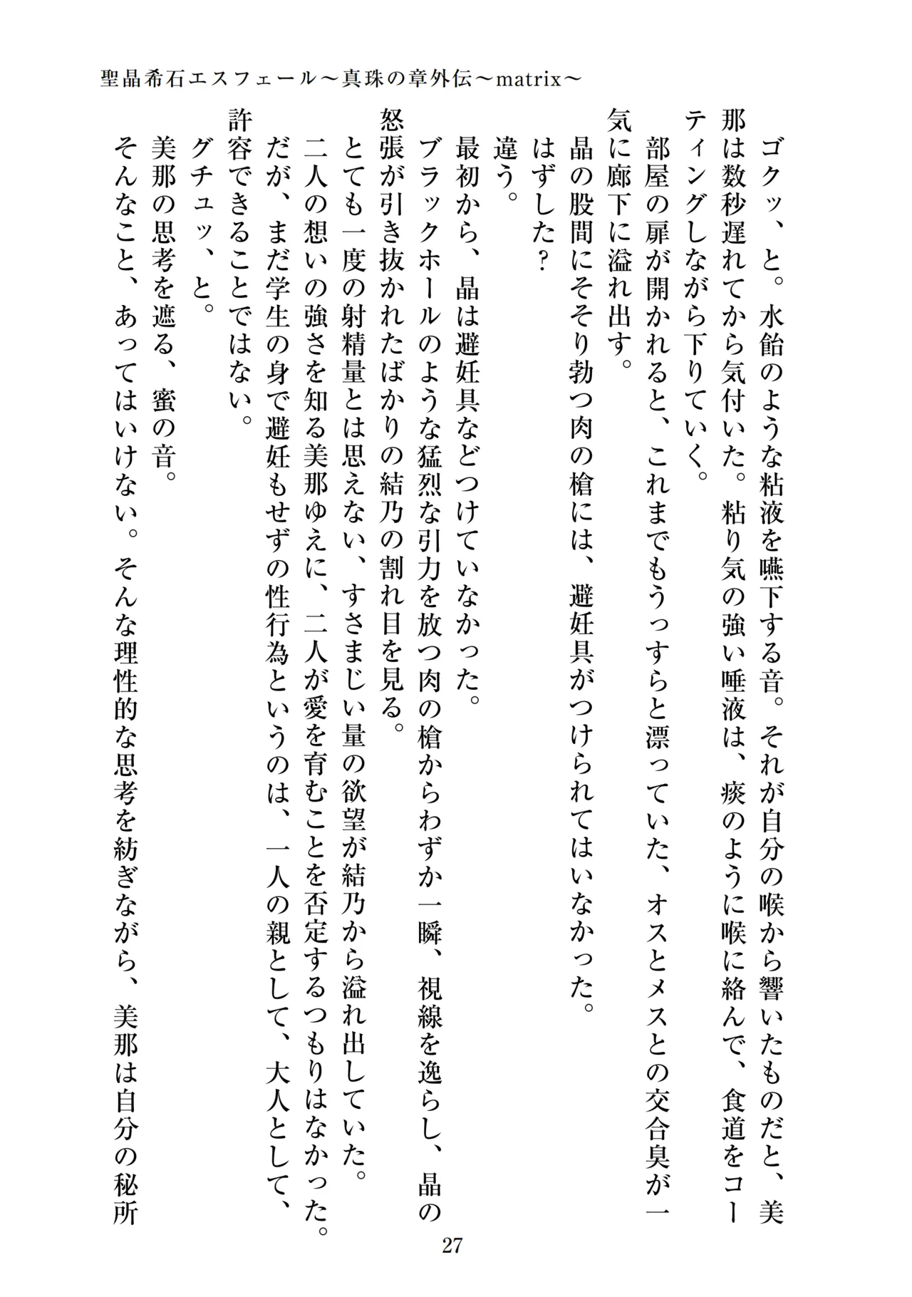 【ADU】聖晶希石エスフェール～真珠の章外伝～matrix～ 画像番号 29