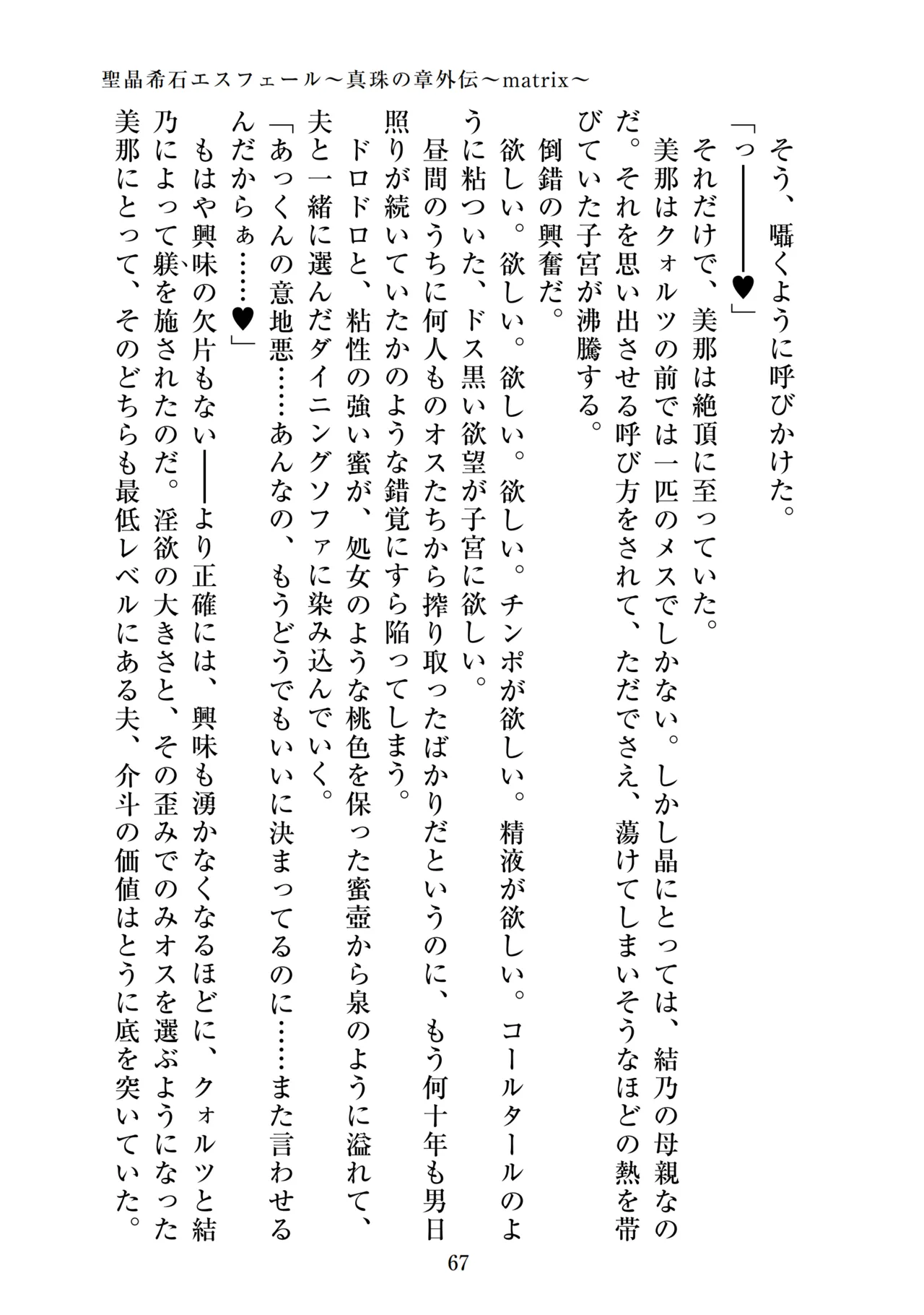 【ADU】聖晶希石エスフェール～真珠の章外伝～matrix～ 画像番号 69