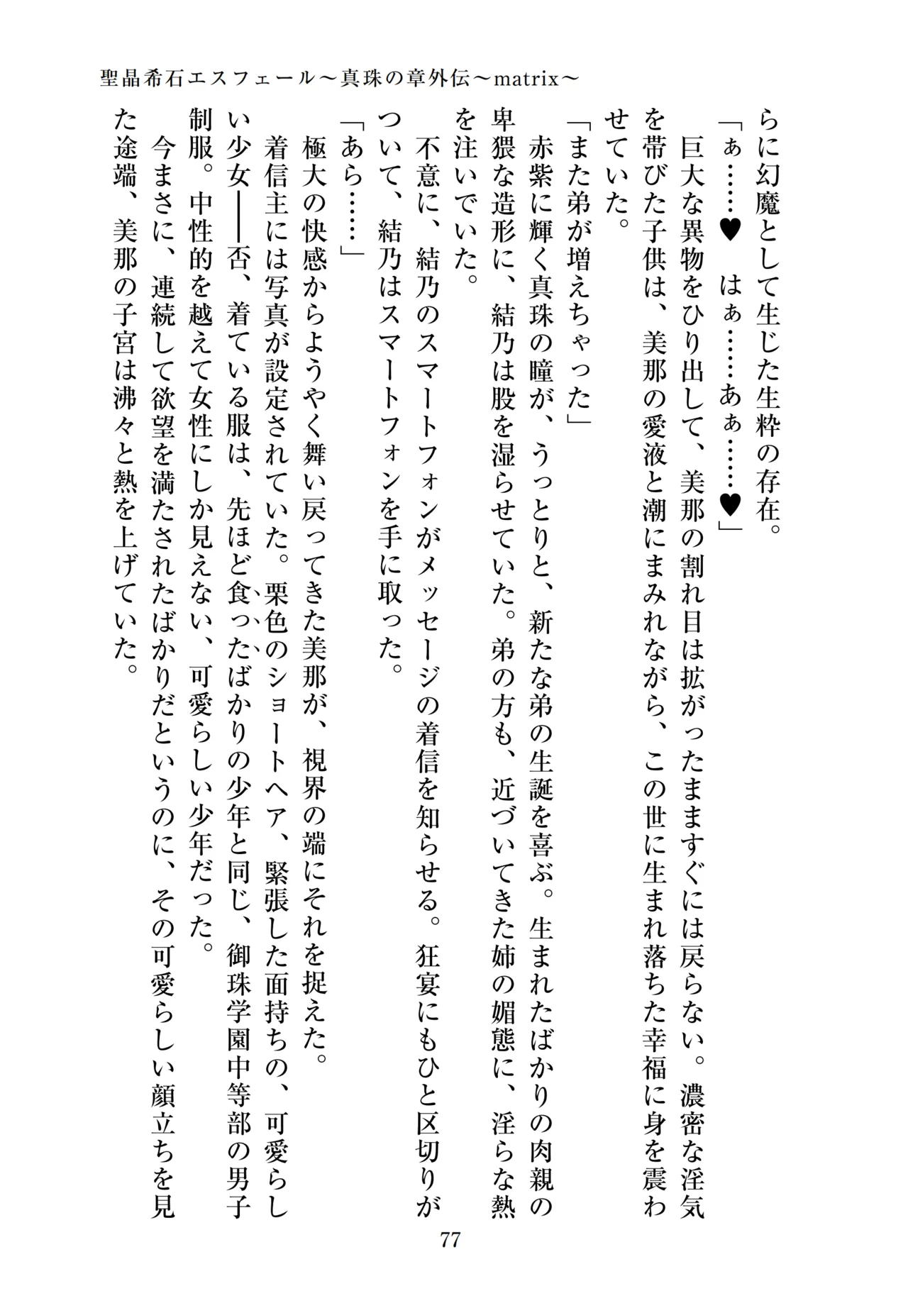 【ADU】聖晶希石エスフェール～真珠の章外伝～matrix～ 画像番号 79