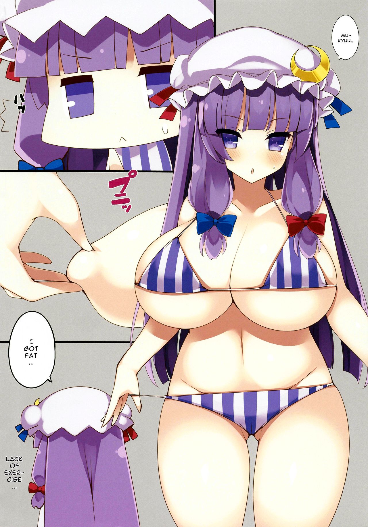(Reitaisai 15) [Mujitan (Tsumugie)] Oppai no Ookina Patchouli-san ga Suki desu | I Love Big-Breasted Patchouli (Touhou Project) [English] {Doujins.com} image number 3