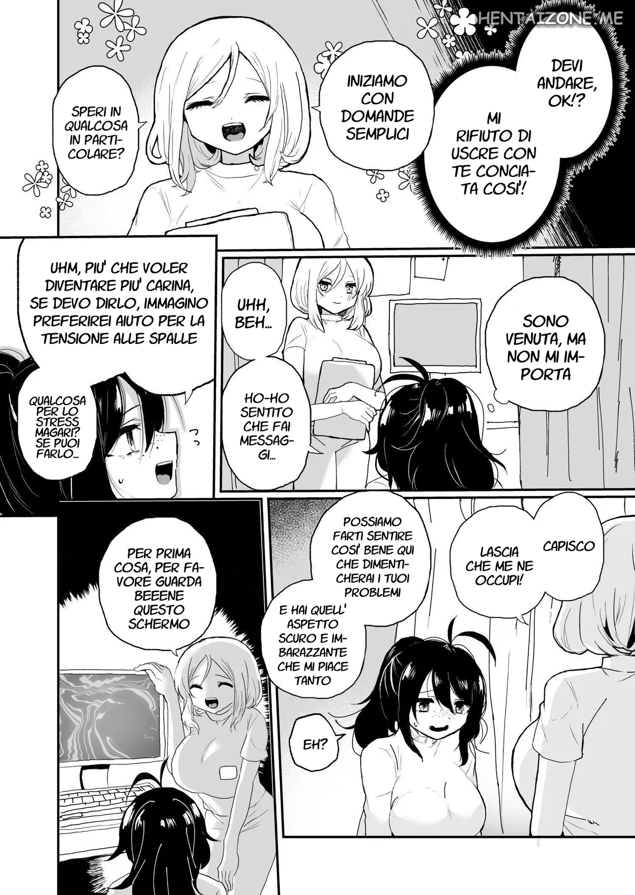 [Echiechi Kenzen Yuden (Girigiri Kenkou)] Saimin Massaji No Iinari Chikubi Mo Kuri Mo Sukikatte Sarechau Jimiko Chan | Massaggio con Ipnosi [Italian] 이미지 번호 4