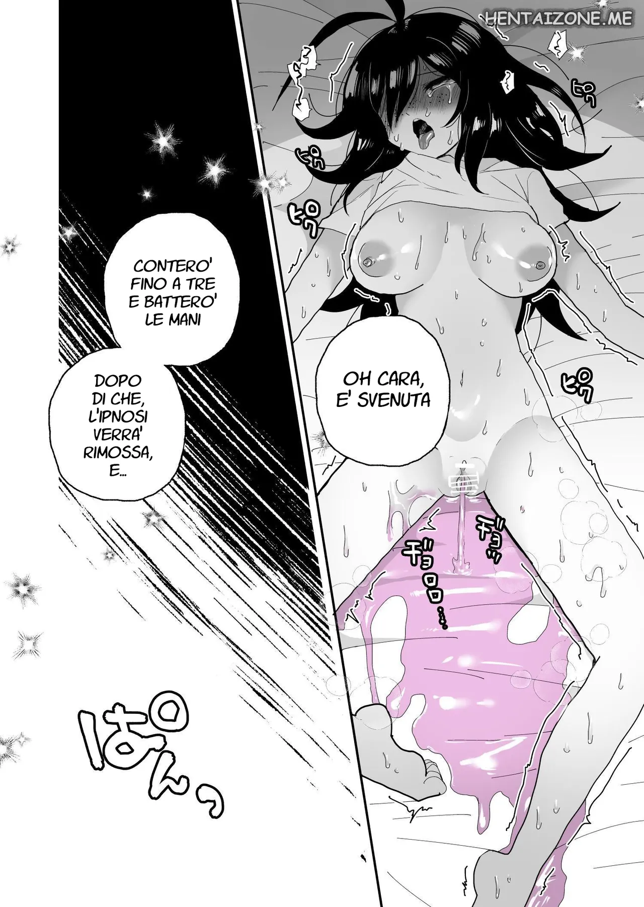 [Echiechi Kenzen Yuden (Girigiri Kenkou)] Saimin Massaji No Iinari Chikubi Mo Kuri Mo Sukikatte Sarechau Jimiko Chan | Massaggio con Ipnosi [Italian] 이미지 번호 34