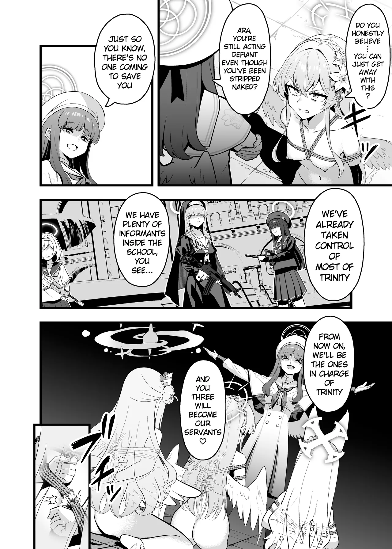 [Strong Shuzou (Strong Reitarou)] Tea Party Kanraku | Fall of the Tea Party (Blue Archive) [English] [Digital] 3eme image