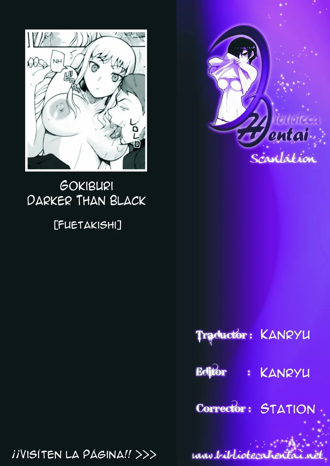 (C77) [Shoot The Moon (Fuetakishi)] Gokiburi (Darker Than Black) [Spanish] [Biblioteca Hentai Scalation] & =EES= [Descensored] 이미지 번호 27