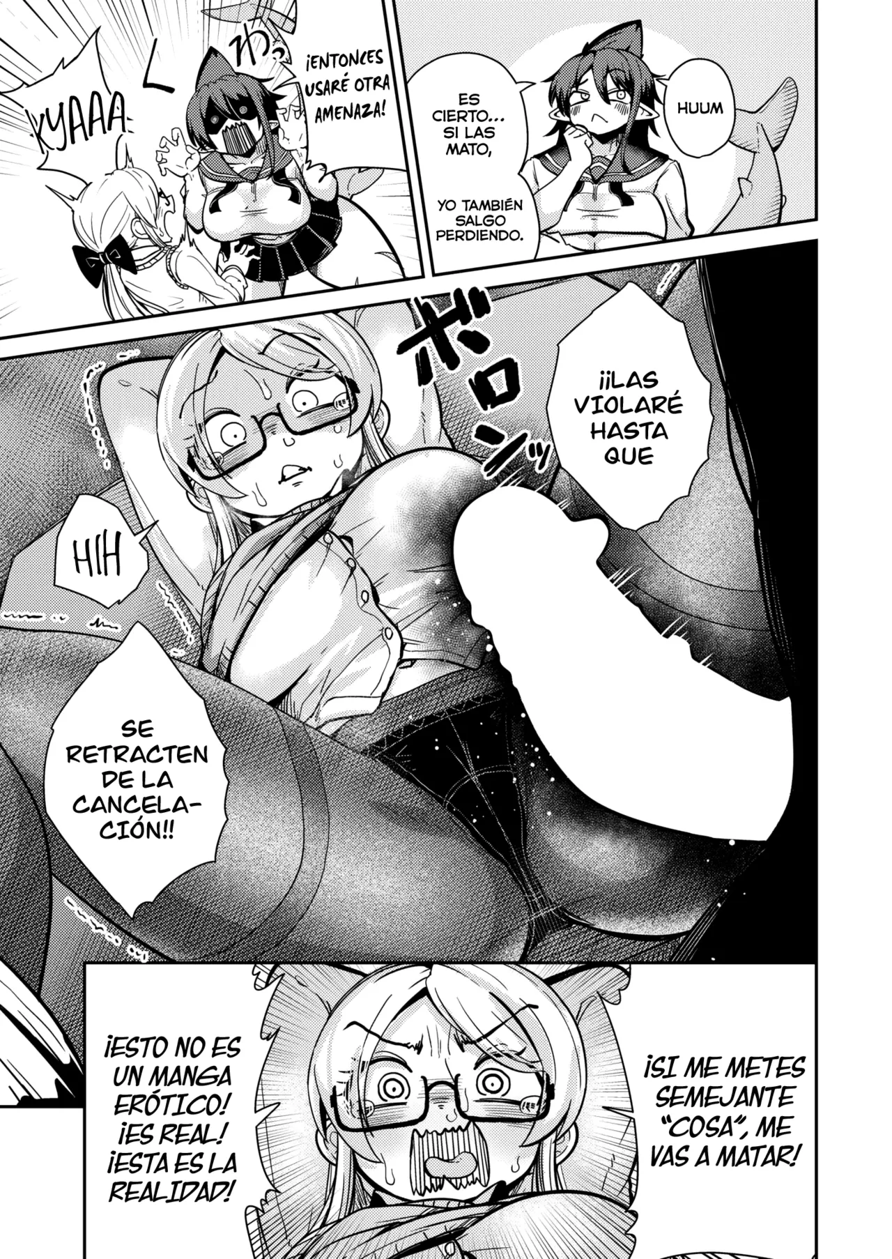 [Suzunomoku] Yuumagu ~Mikakunin Seibutsu Shoujo-tachi~ - Unidentified Mysterious Animal Girl Ch. 2 | Placer de otra dimensión. Cap-02 (Comic Kaien VOL. 30) [Spanish] [Lolbooru Scan] [Digital] 7eme image