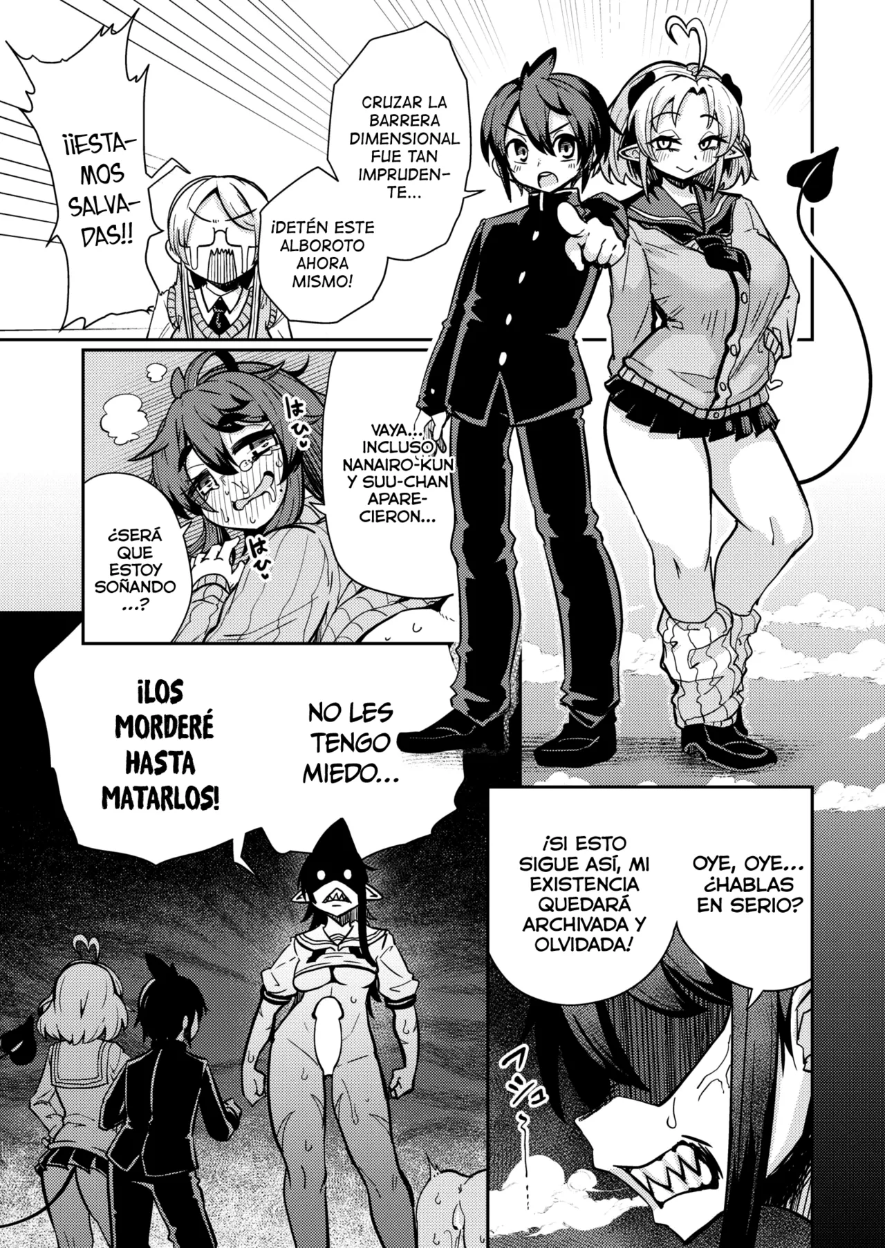 [Suzunomoku] Yuumagu ~Mikakunin Seibutsu Shoujo-tachi~ - Unidentified Mysterious Animal Girl Ch. 2 | Placer de otra dimensión. Cap-02 (Comic Kaien VOL. 30) [Spanish] [Lolbooru Scan] [Digital] 17eme image