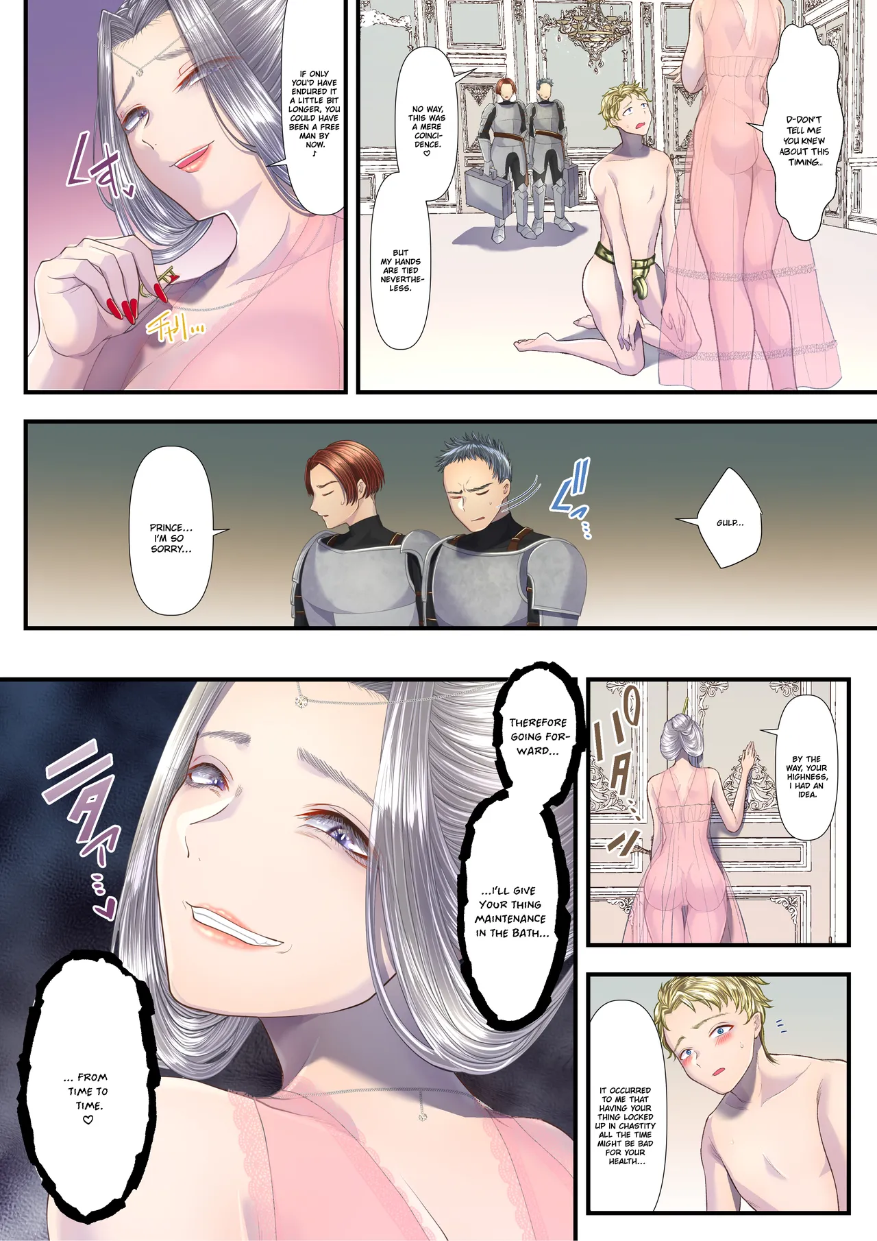 [Aoyama Denchi] I Became a Masochist and Sold Out My Country at the Hands of this High-class Prostitute ~Dividing My Territory Edition~ [English] {Quarantine Scans Rearranged} Bildnummer 17