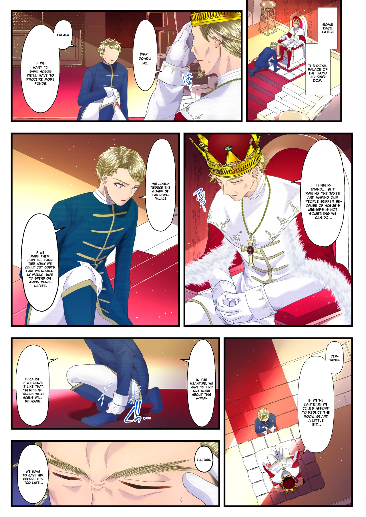 [Aoyama Denchi] I Became a Masochist and Sold Out My Country at the Hands of this High-class Prostitute ~Dividing My Territory Edition~ [English] {Quarantine Scans Rearranged} Bildnummer 18