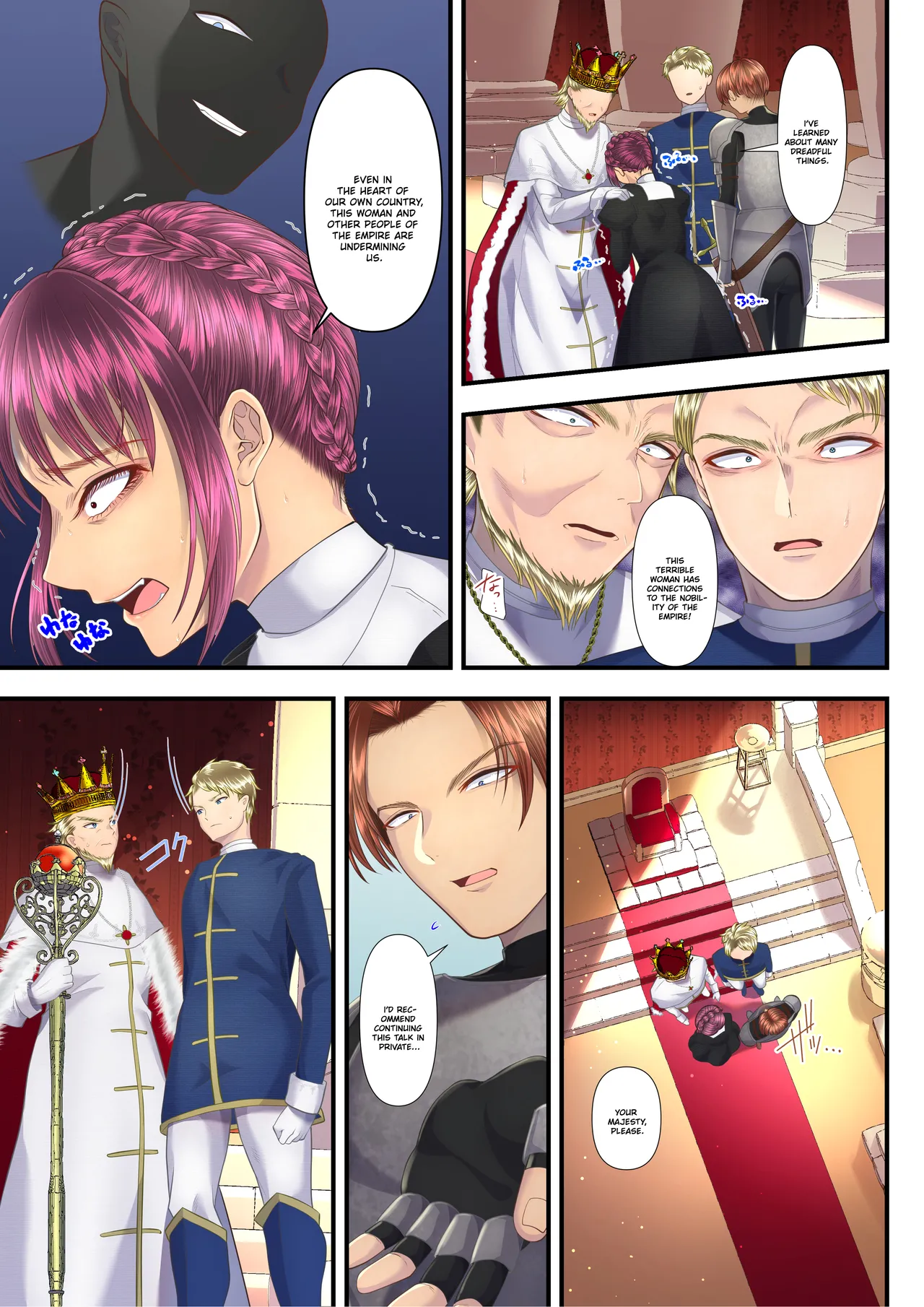 [Aoyama Denchi] I Became a Masochist and Sold Out My Country at the Hands of this High-class Prostitute ~Dividing My Territory Edition~ [English] {Quarantine Scans Rearranged} Bildnummer 24