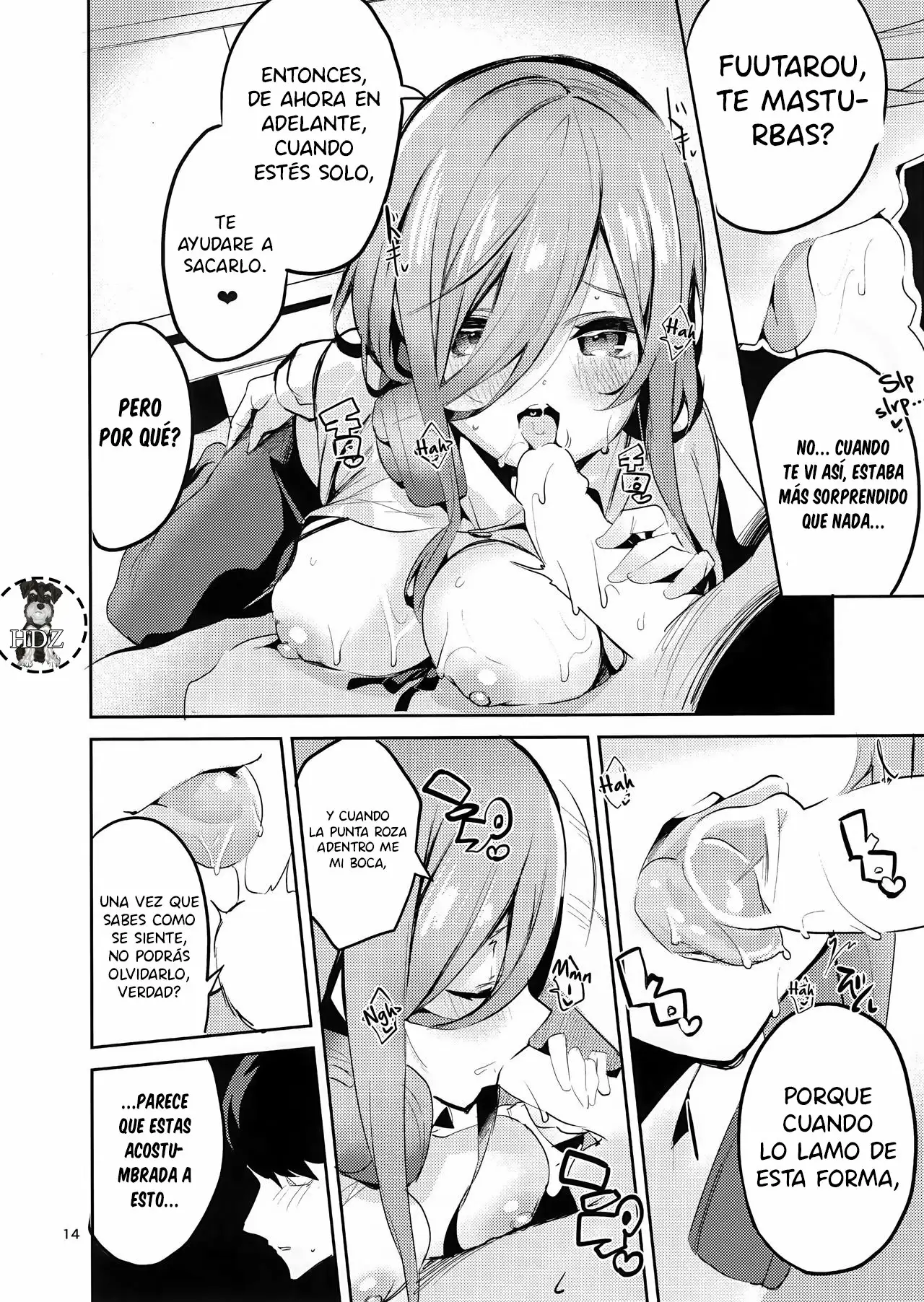 (C96) [Circle-FIORE (Ekakibit)] Miku no Baai｜La Situación de Miku (Gotoubun no Hanayome) [Spanish] [Doragon no Tensei] 이미지 번호 12