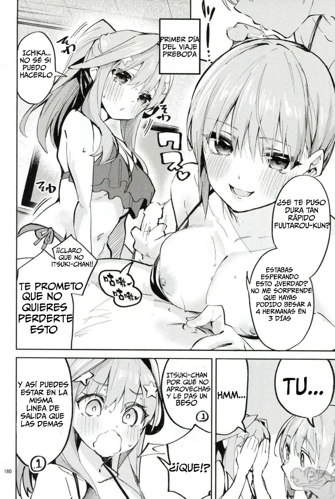 (C100) [Circle-FIORE (Ekakibit)] 5／5 no Baai +1｜5 de 5 Situaciones y 1 más (Gotoubun no Hanayome) [Spanish] [The pond] imagen número 8