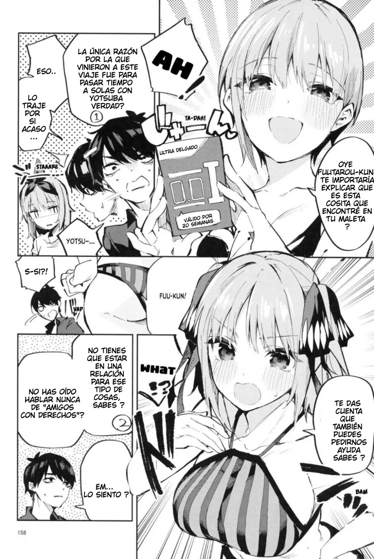 (C100) [Circle-FIORE (Ekakibit)] 5／5 no Baai +1｜5 de 5 Situaciones y 1 más (Gotoubun no Hanayome) [Spanish] [Darkss 153] изображение № 6