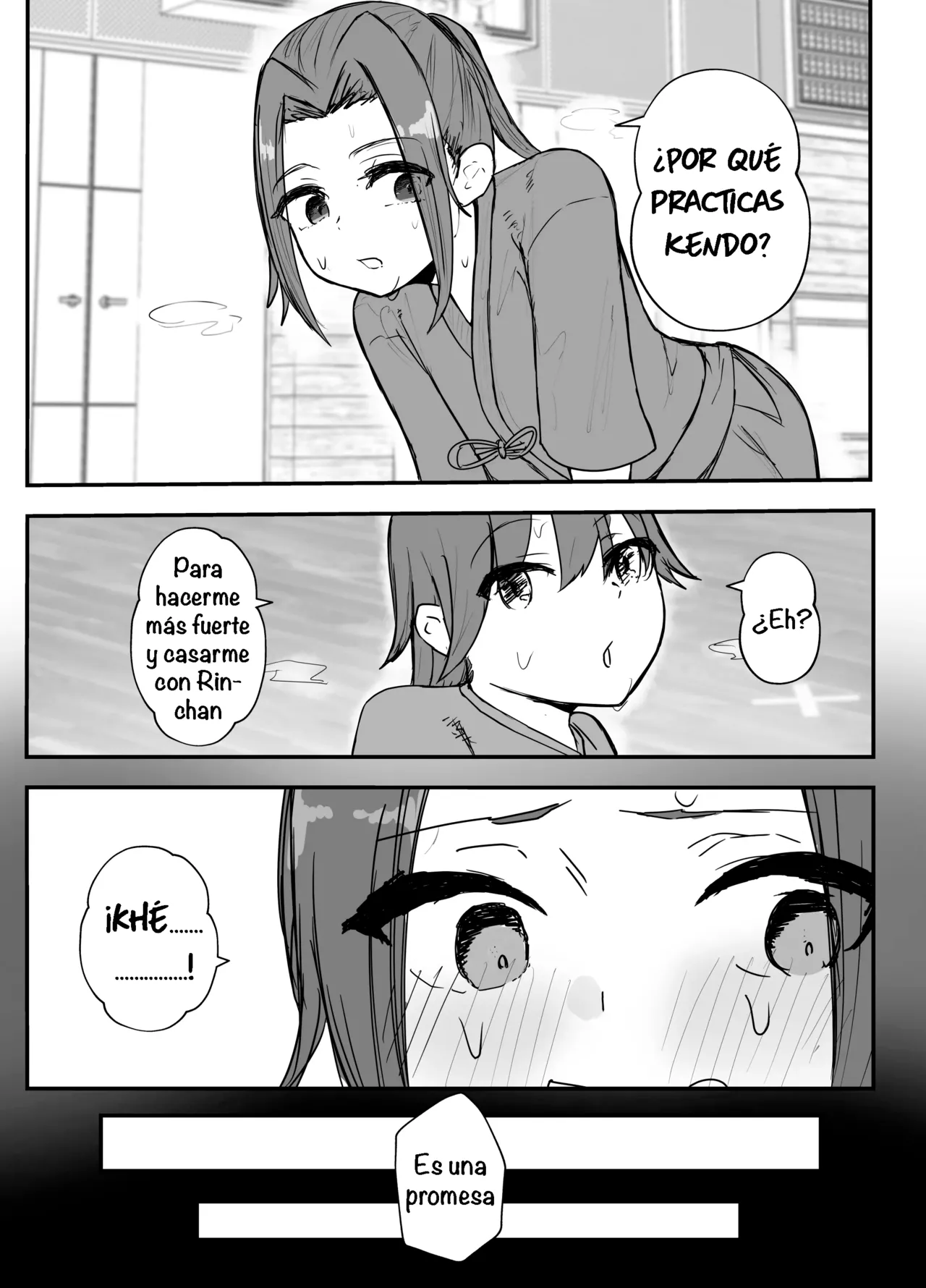 [Baketsu Purin] Kendou-bu Shushou no Watashi ga Netorase de Ochiru Wake ga Nai!!｜¡¡Imposible, Yo, La Capitana del Club de Kendo Nunca Caería en las Manos de un Netorareador!! [Spanish] [La Legión Fantasma] imagen número 3