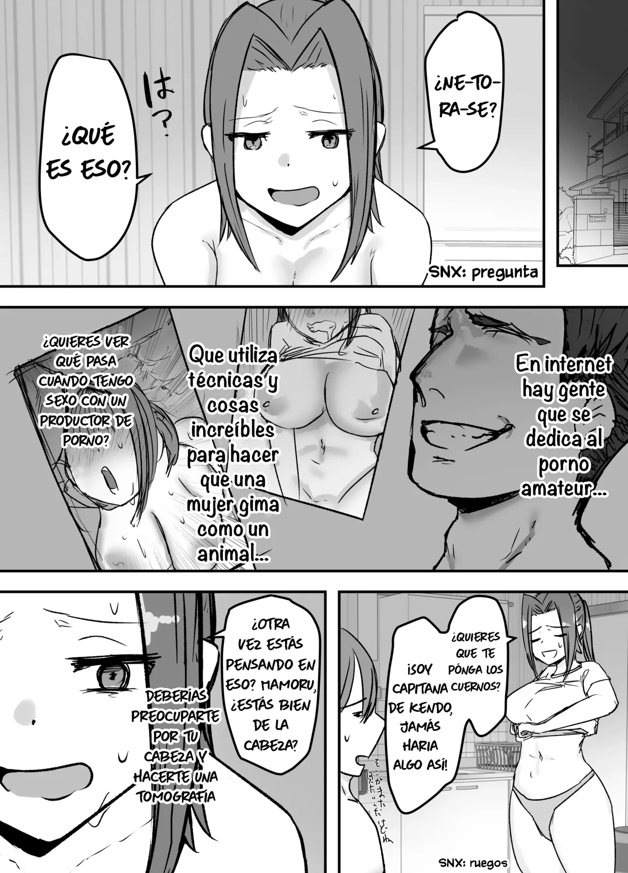 [Baketsu Purin] Kendou-bu Shushou no Watashi ga Netorase de Ochiru Wake ga Nai!!｜¡¡Imposible, Yo, La Capitana del Club de Kendo Nunca Caería en las Manos de un Netorareador!! [Spanish] [La Legión Fantasma] imagen número 7