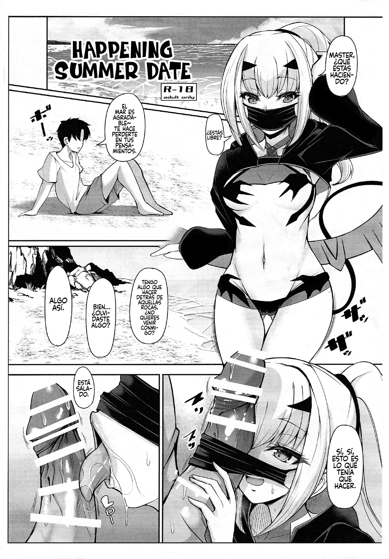 (C102) [Rocket Chousashitsu (Koza)] Happening Summer Date (Fate/Grand Order) [Spanish] [Rakuen Translations] première image