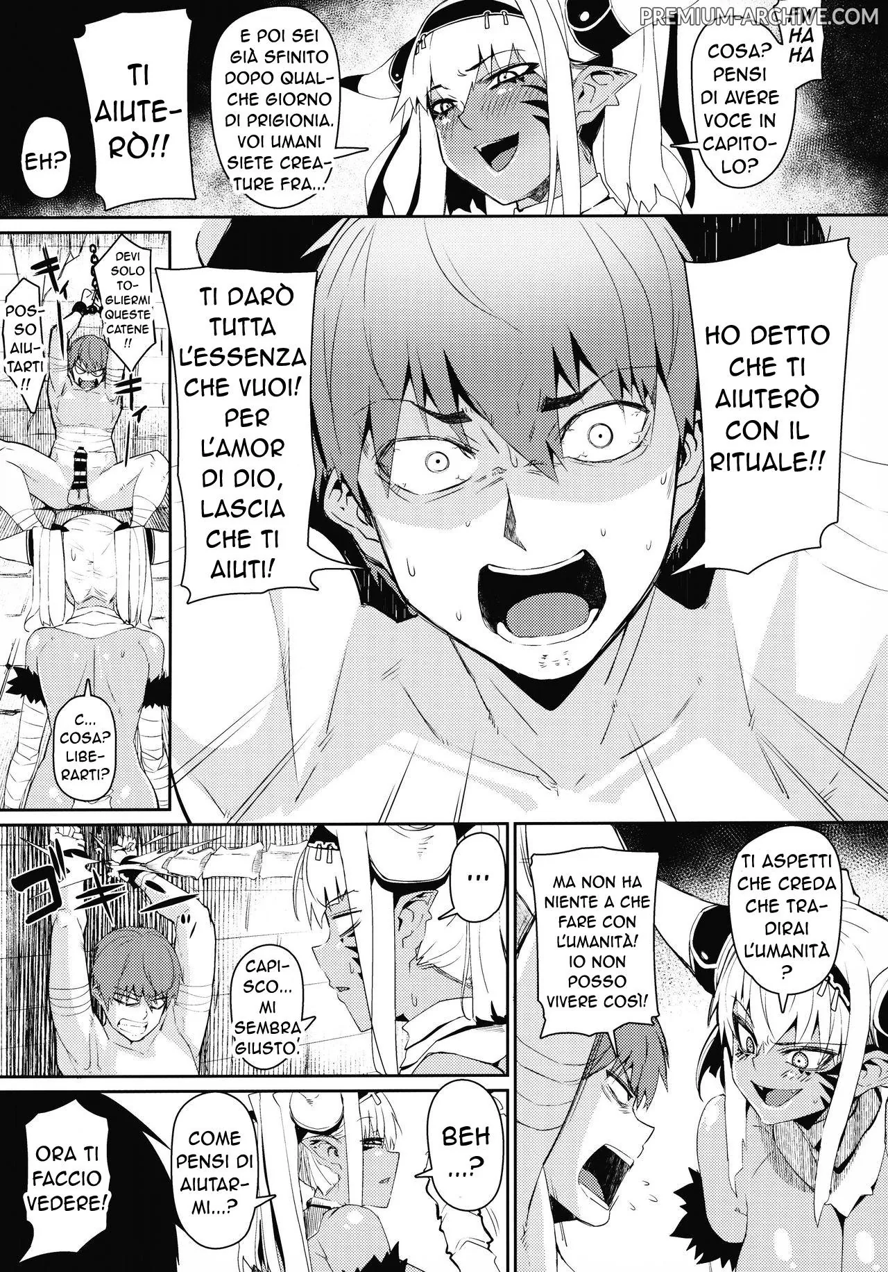 (C94) [Danball Man (Nikuman Umeew)] Enemy Girl | Un Diavolo di Ragazza [Italian] image number 12