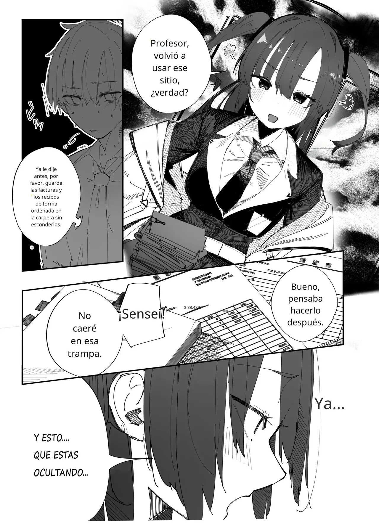 [Banana Mart (Aya)] [Español] Netoraseta Watashi ga Netorareru Kakuritsu wa xxx%?! Keisan Toori, Kanpeki~ (Blue Archive) изображение № 2