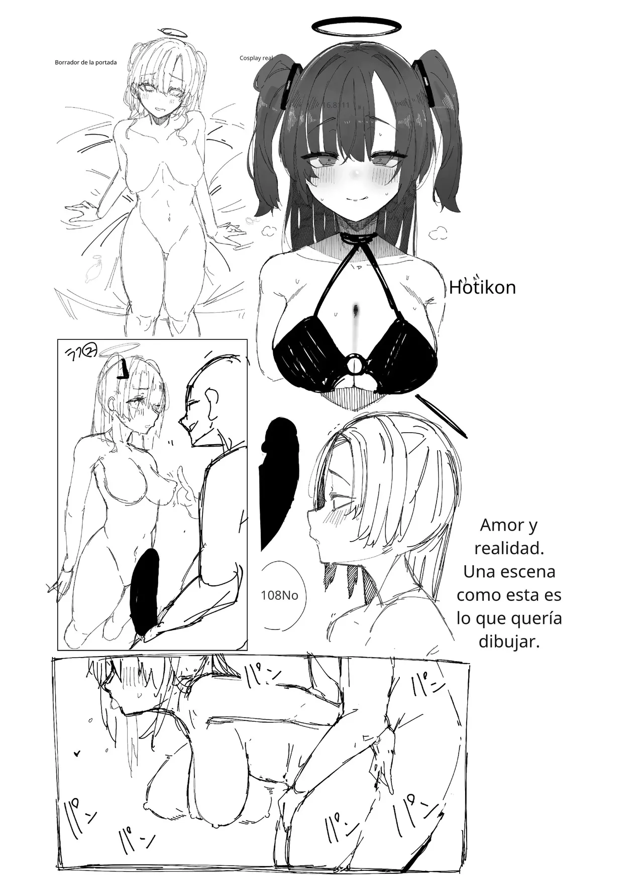 [Banana Mart (Aya)] [Español] Netoraseta Watashi ga Netorareru Kakuritsu wa xxx%?! Keisan Toori, Kanpeki~ (Blue Archive) изображение № 28