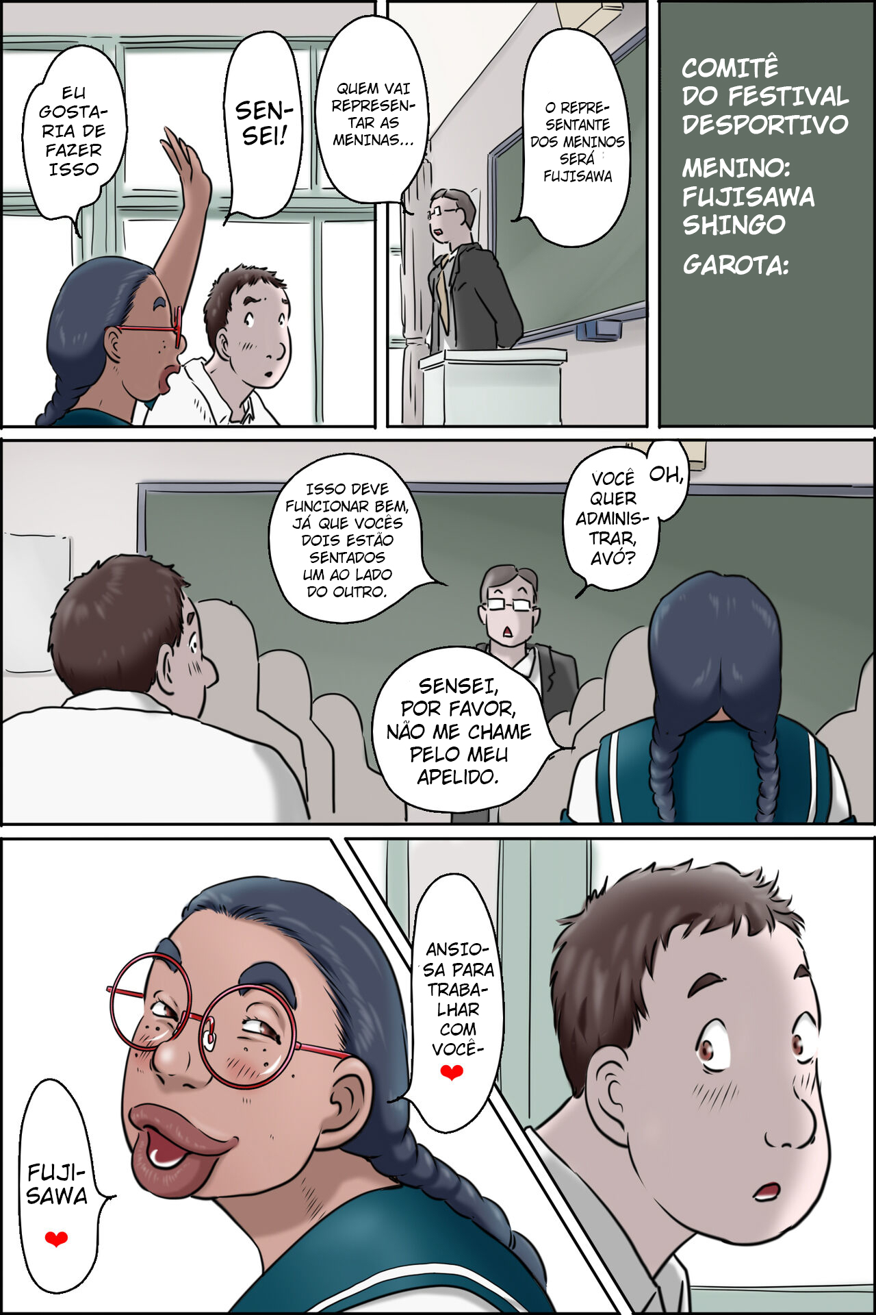 [Zenmai Kourogi] Tokunou Oba-chan Joshi | Vovó No Ensino Médio [Português] Bildnummer 16