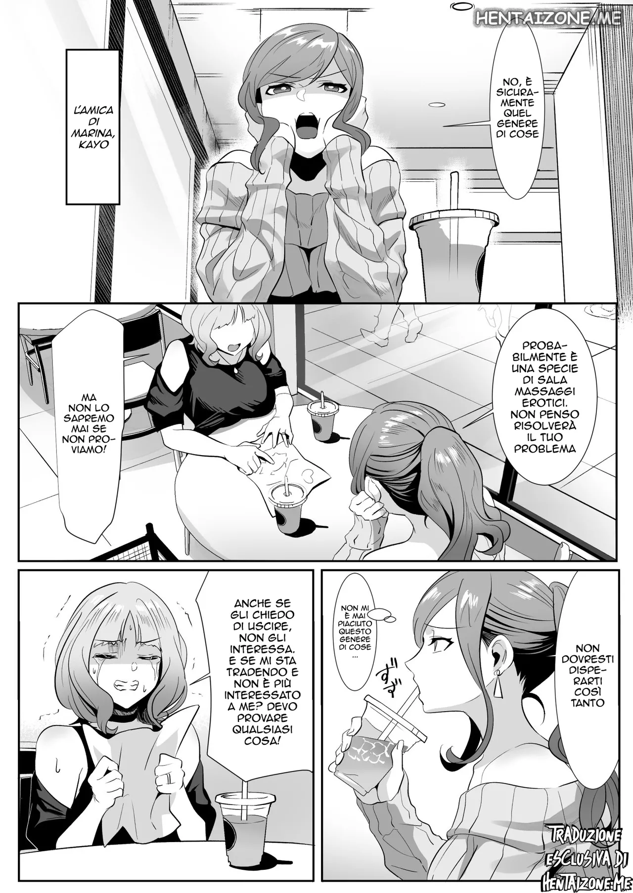 [HOT CALPIS] Hitozuma ga Seikan Massage ni Ochita Hi | Massaggio salva matrimoni [Italian] [Hentai Zone] numero di immagine  4