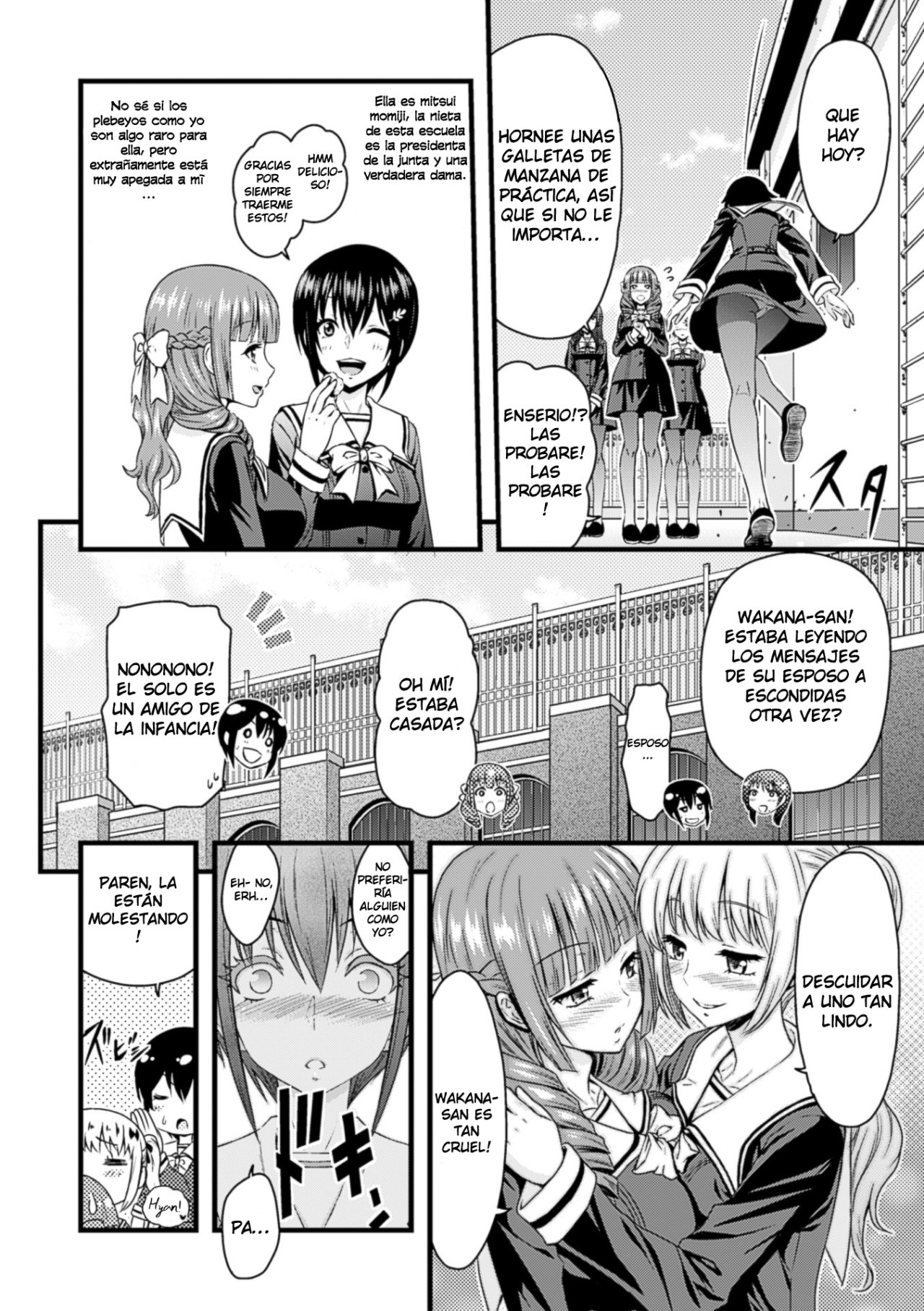 [Yamada Gogogo] Eve no Sekai (2D Comic Magazine Yuri Ninshin Vol. 2) [Spanish] [Allen Translations] [Digital] image number 2